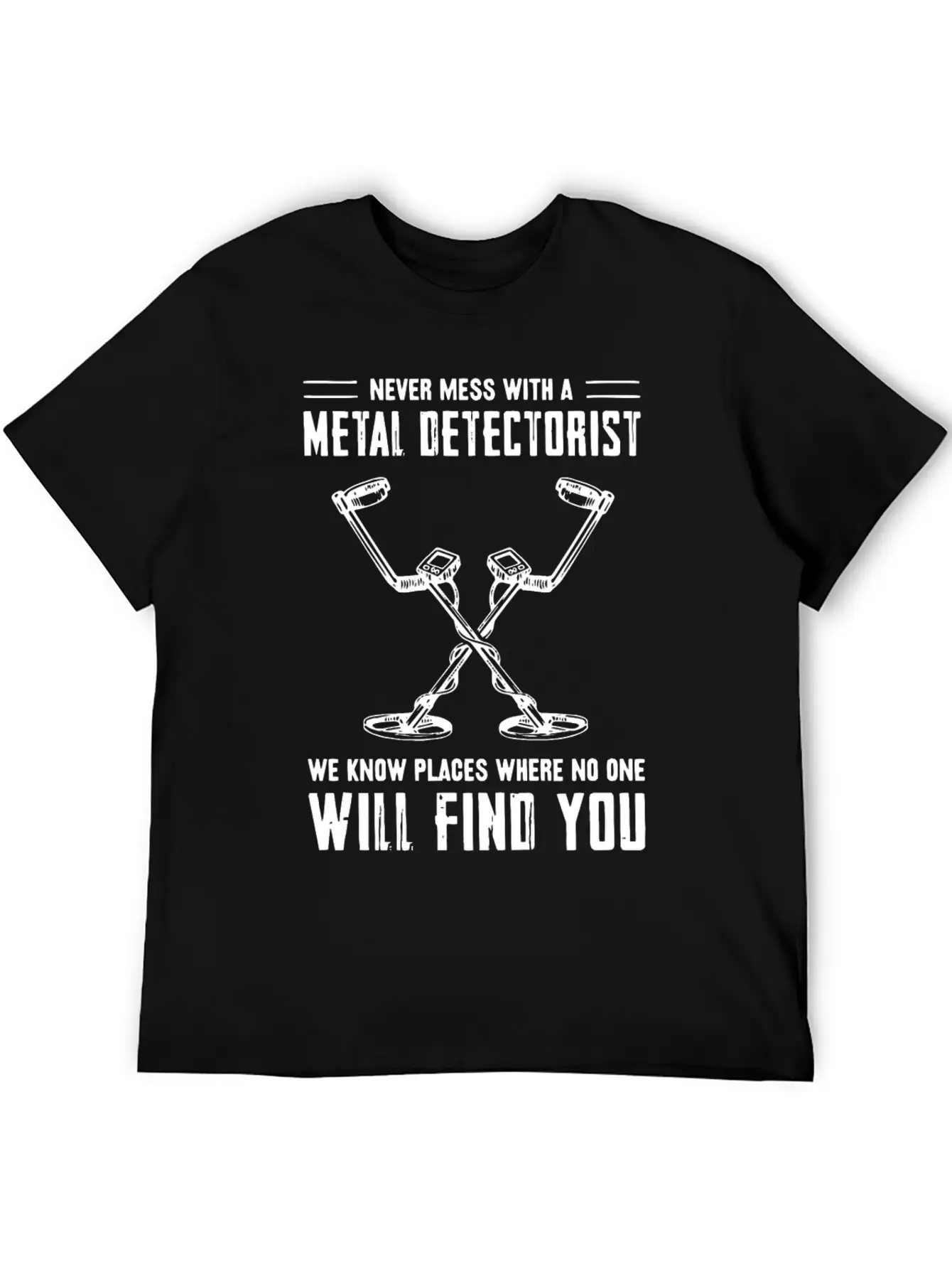 Metal Detector , Metal Detectorist Unisex Casual T-Shirt – Clean Design For Daily Comfort