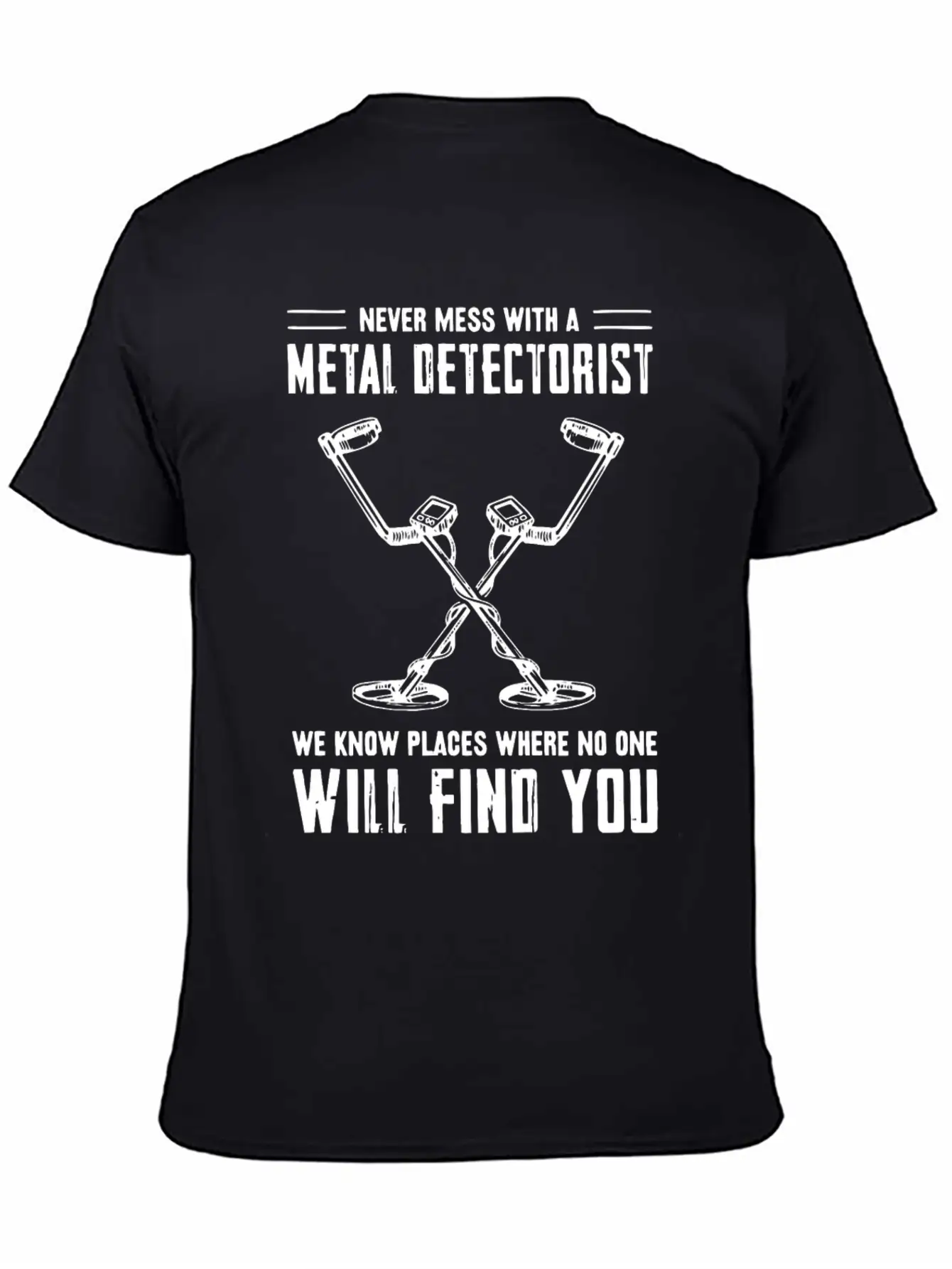 Metal Detector , Metal Detectorist Unisex Casual T-Shirt – Clean Design For Daily Comfort