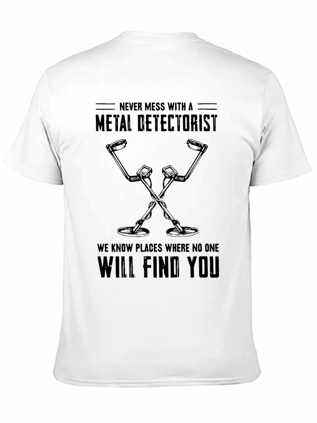 Metal Detector , Metal Detectorist Unisex Casual T-Shirt – Clean Design For Daily Comfort