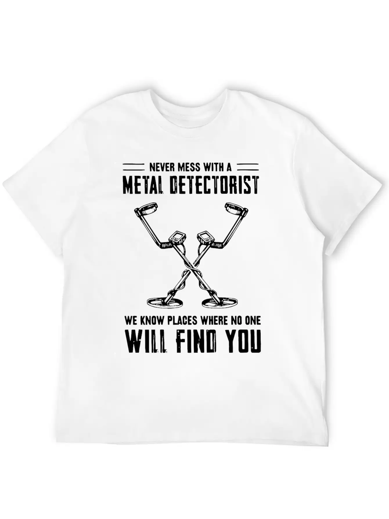 Metal Detector , Metal Detectorist Unisex Casual T-Shirt – Clean Design For Daily Comfort