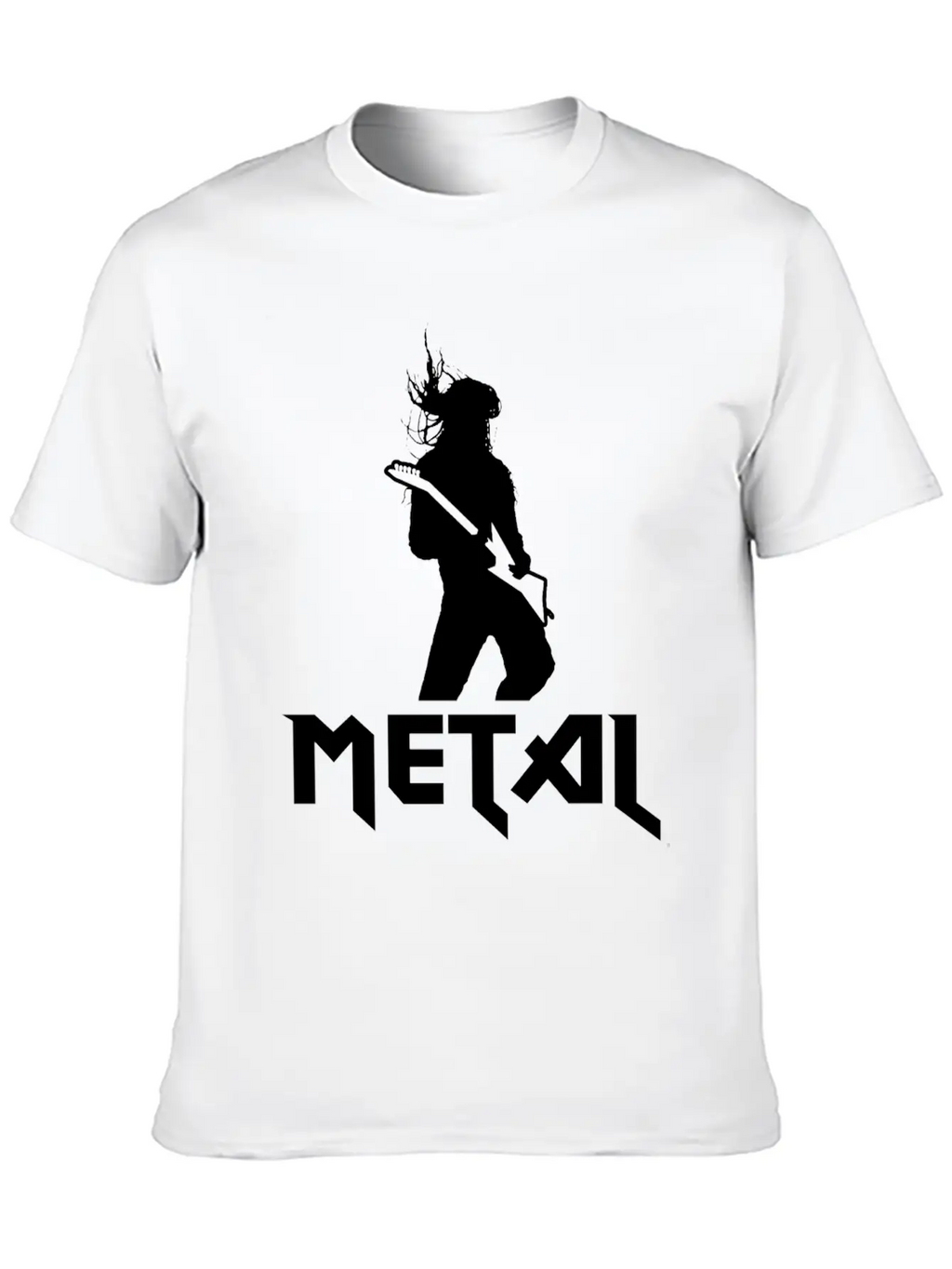 Metal Guitar Electric Guitar Gift Band Stylish Everyday T-Shirt – Unisex Basic Cotton Tee