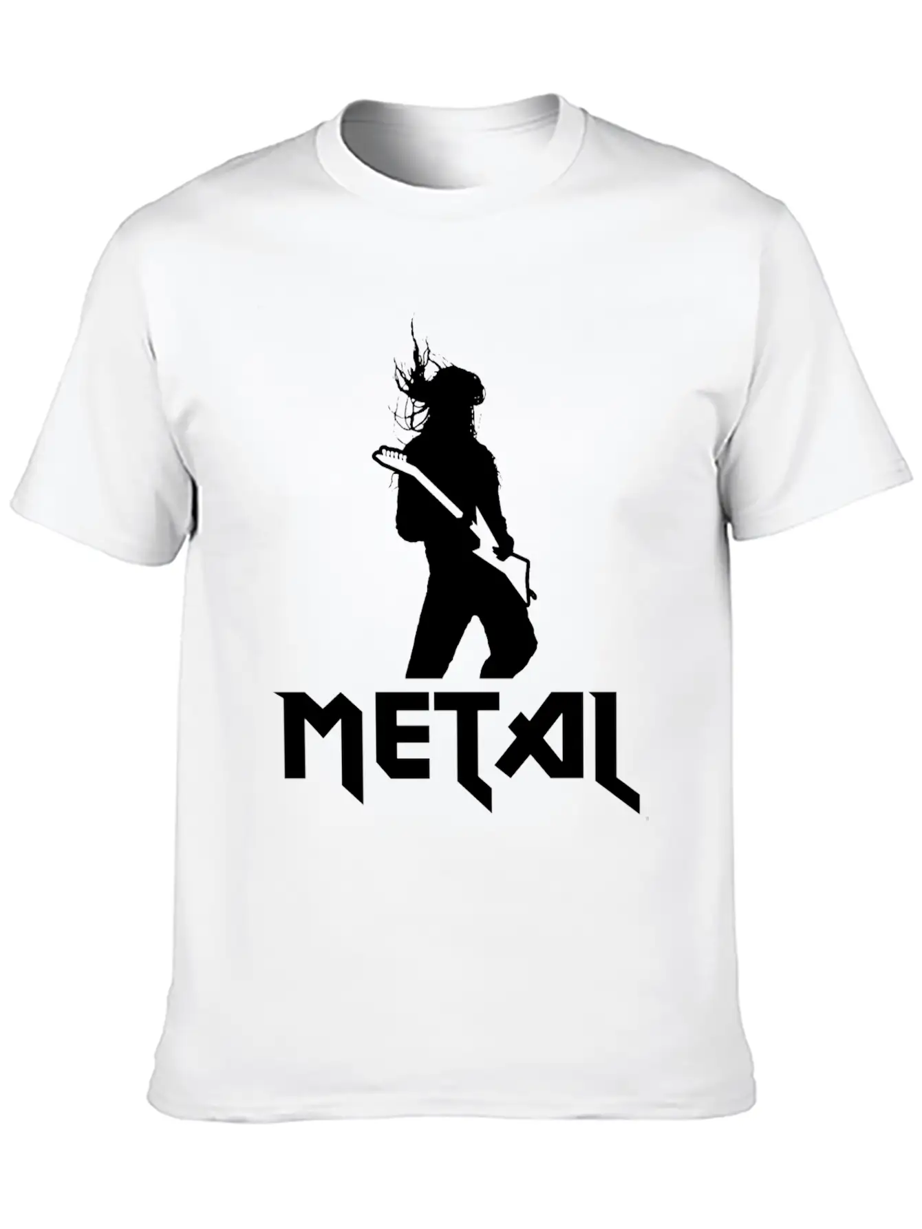 Metal Guitar Electric Guitar Gift Band Stylish Everyday T-Shirt – Unisex Basic Cotton Tee