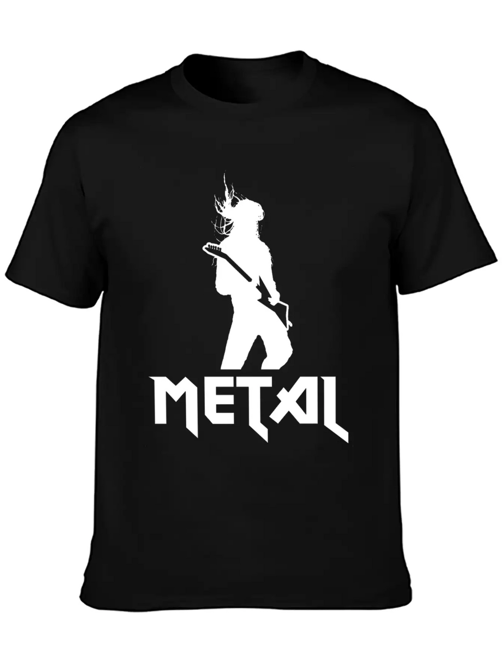Metal Guitar Electric Guitar Gift Band Stylish Everyday T-Shirt – Unisex Basic Cotton Tee