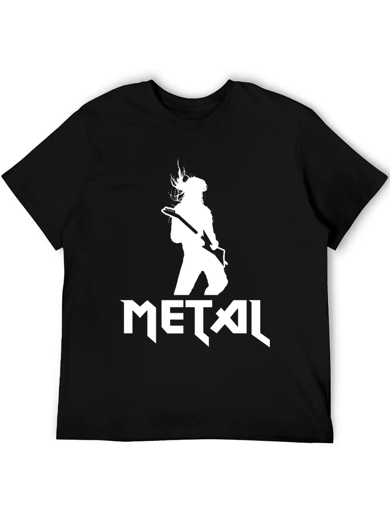 Metal Guitar Electric Guitar Gift Band Stylish Everyday T-Shirt – Unisex Basic Cotton Tee