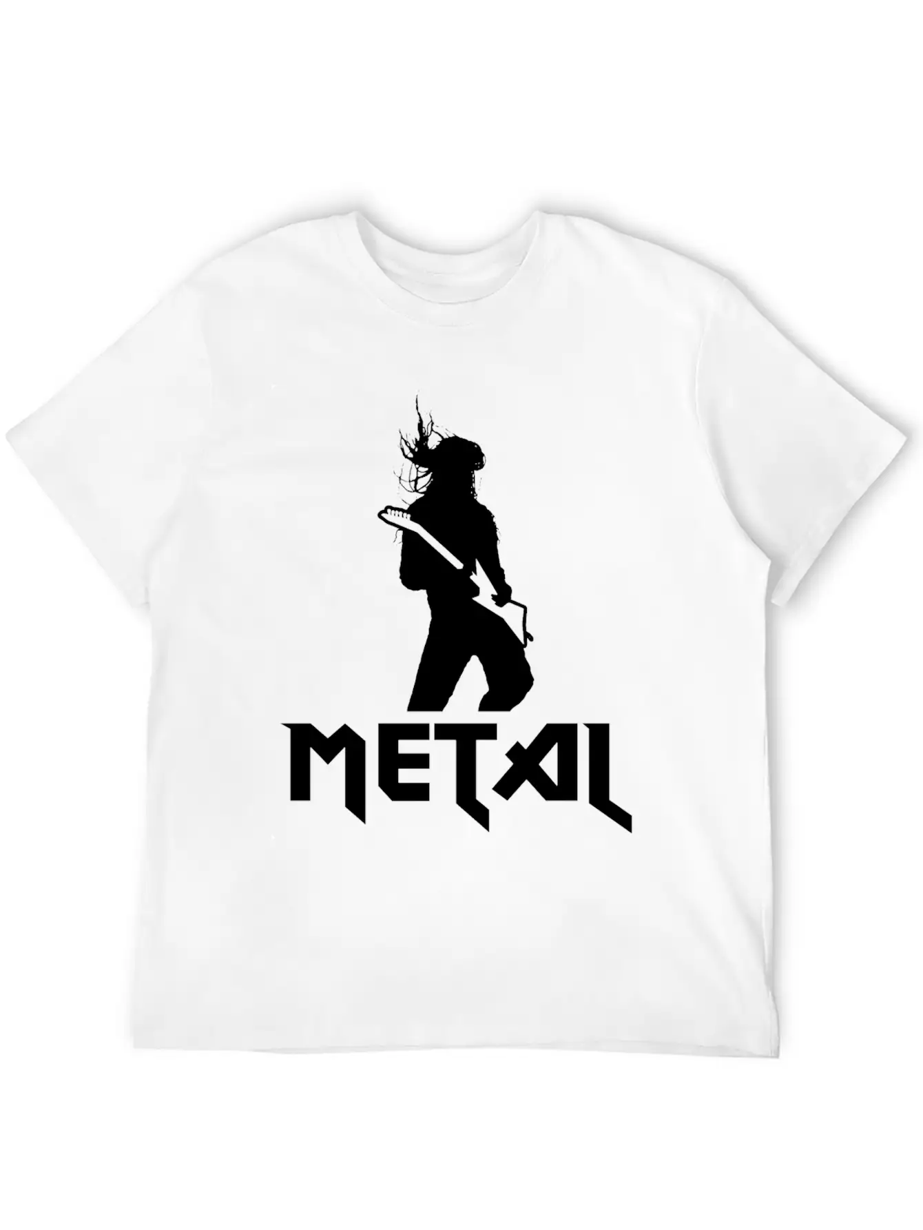 Metal Guitar Electric Guitar Gift Band Stylish Everyday T-Shirt – Unisex Basic Cotton Tee