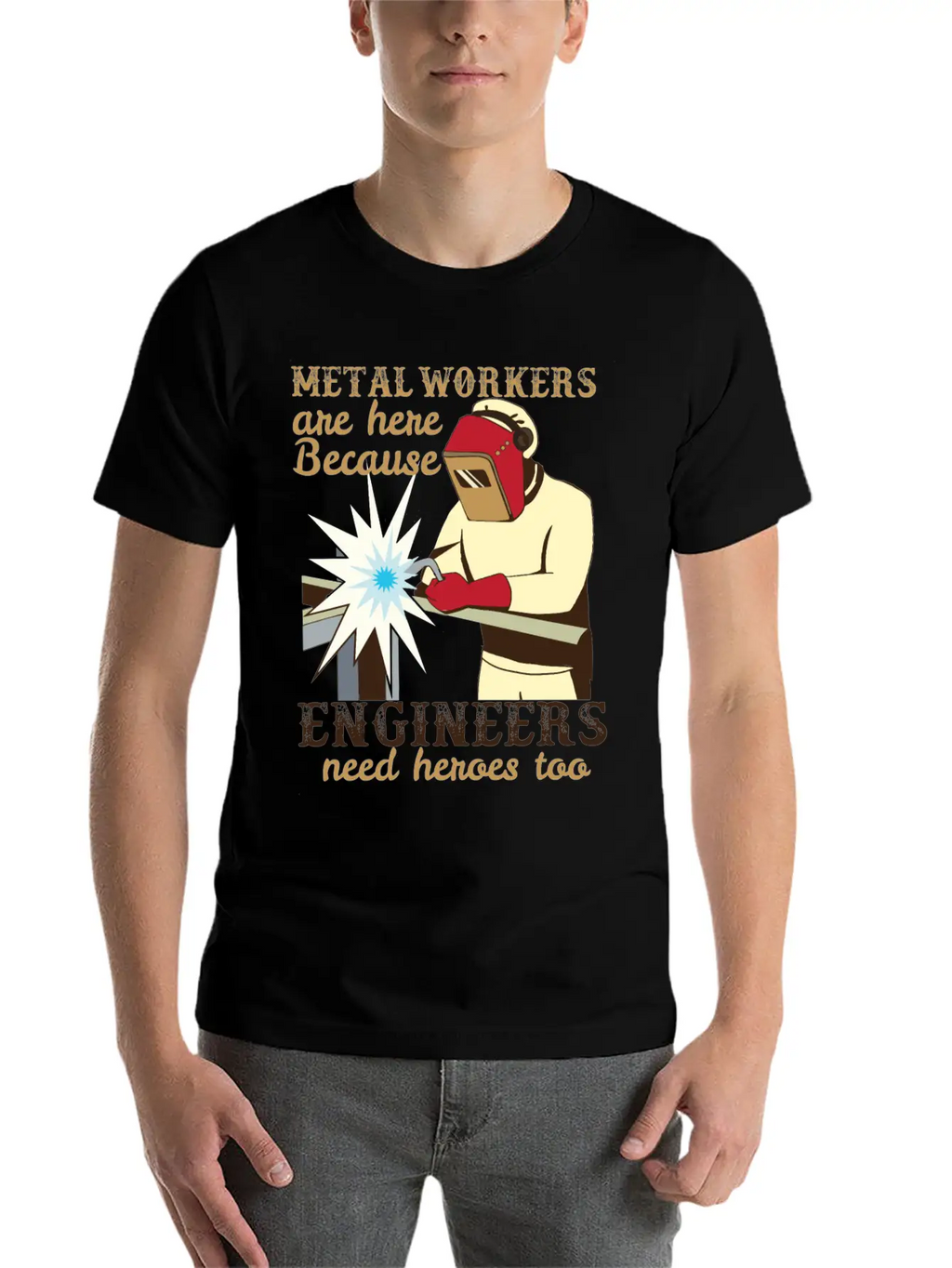 Metal Workers Engineers Metal Workers Engineers Unisex Casual T-Shirt – Clean Design For Daily Comfort