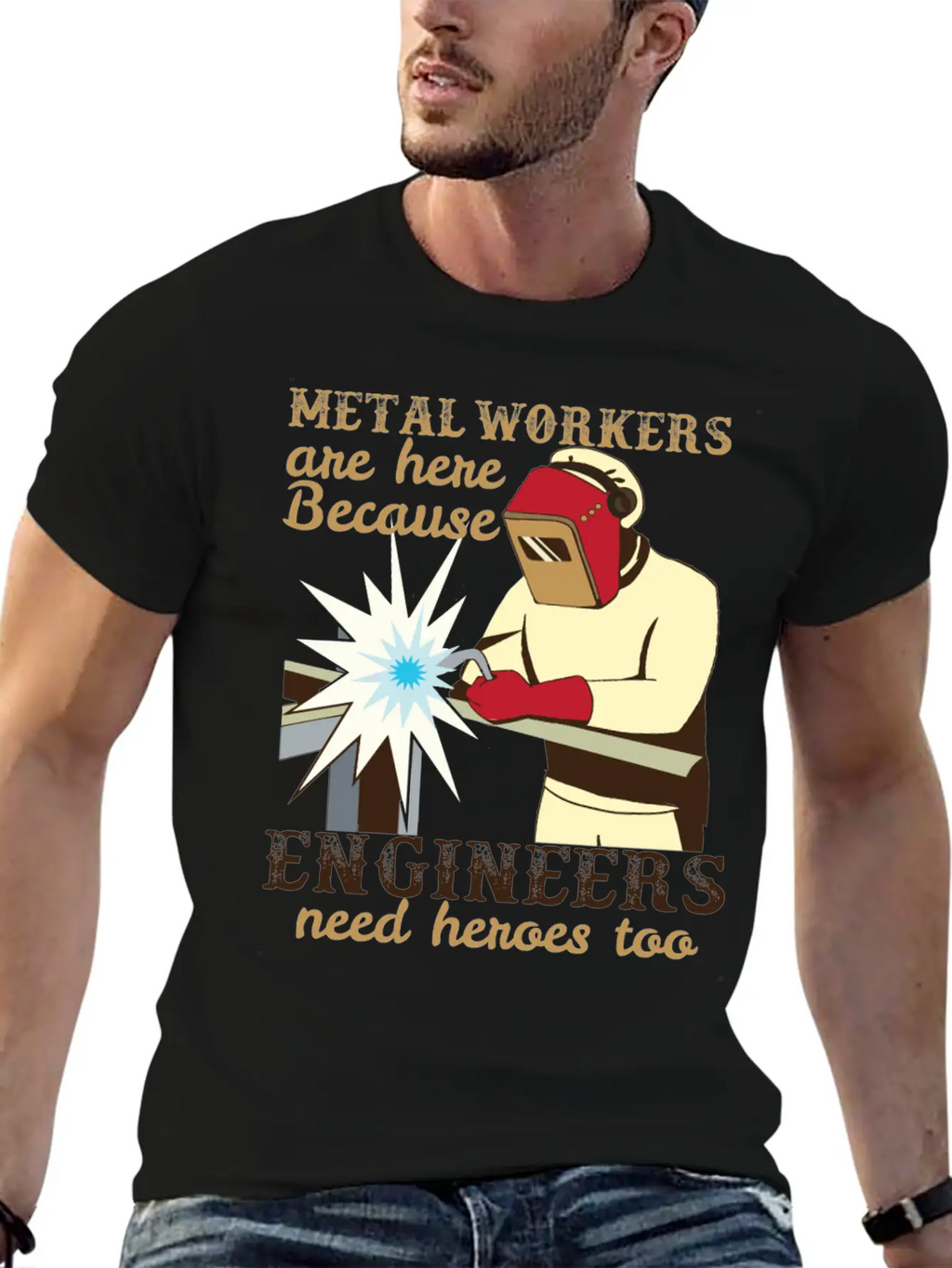 Metal Workers Engineers Metal Workers Engineers Unisex Casual T-Shirt – Clean Design For Daily Comfort