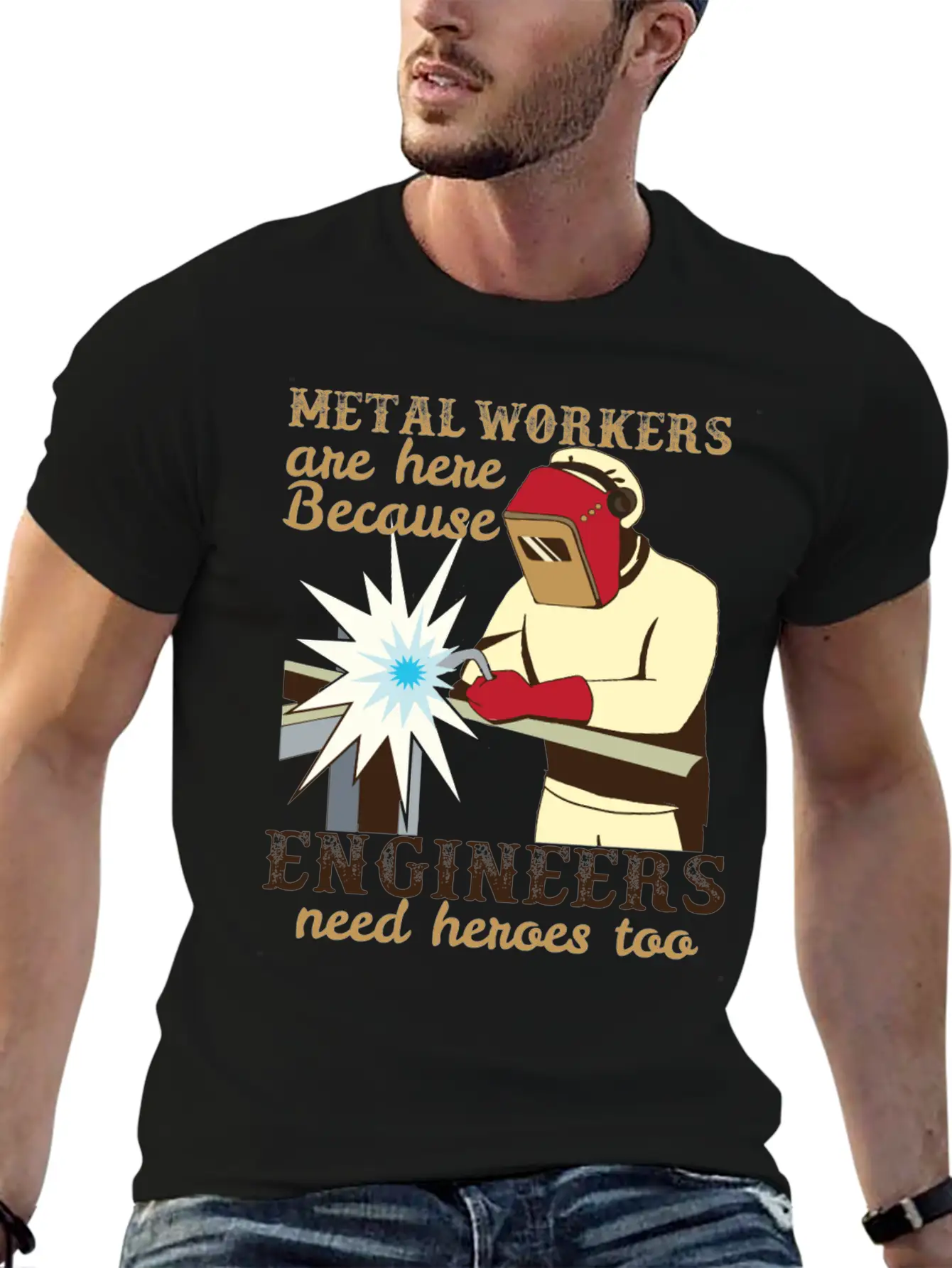 Metal Workers Engineers Metal Workers Engineers Unisex Casual T-Shirt – Clean Design For Daily Comfort