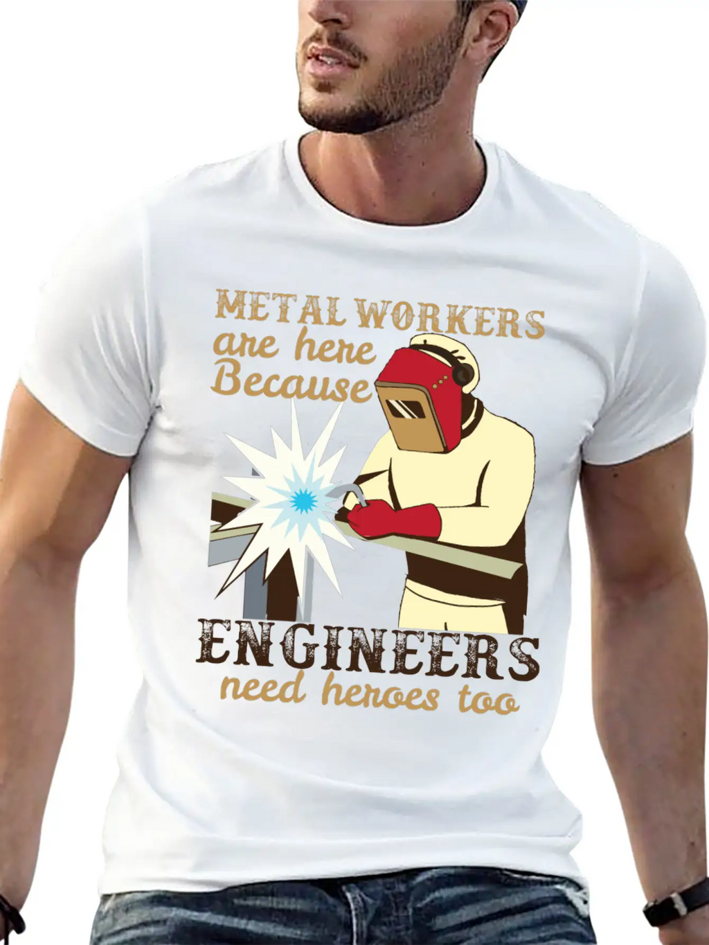 Metal Workers Engineers Metal Workers Engineers Unisex Casual T-Shirt – Clean Design For Daily Comfort