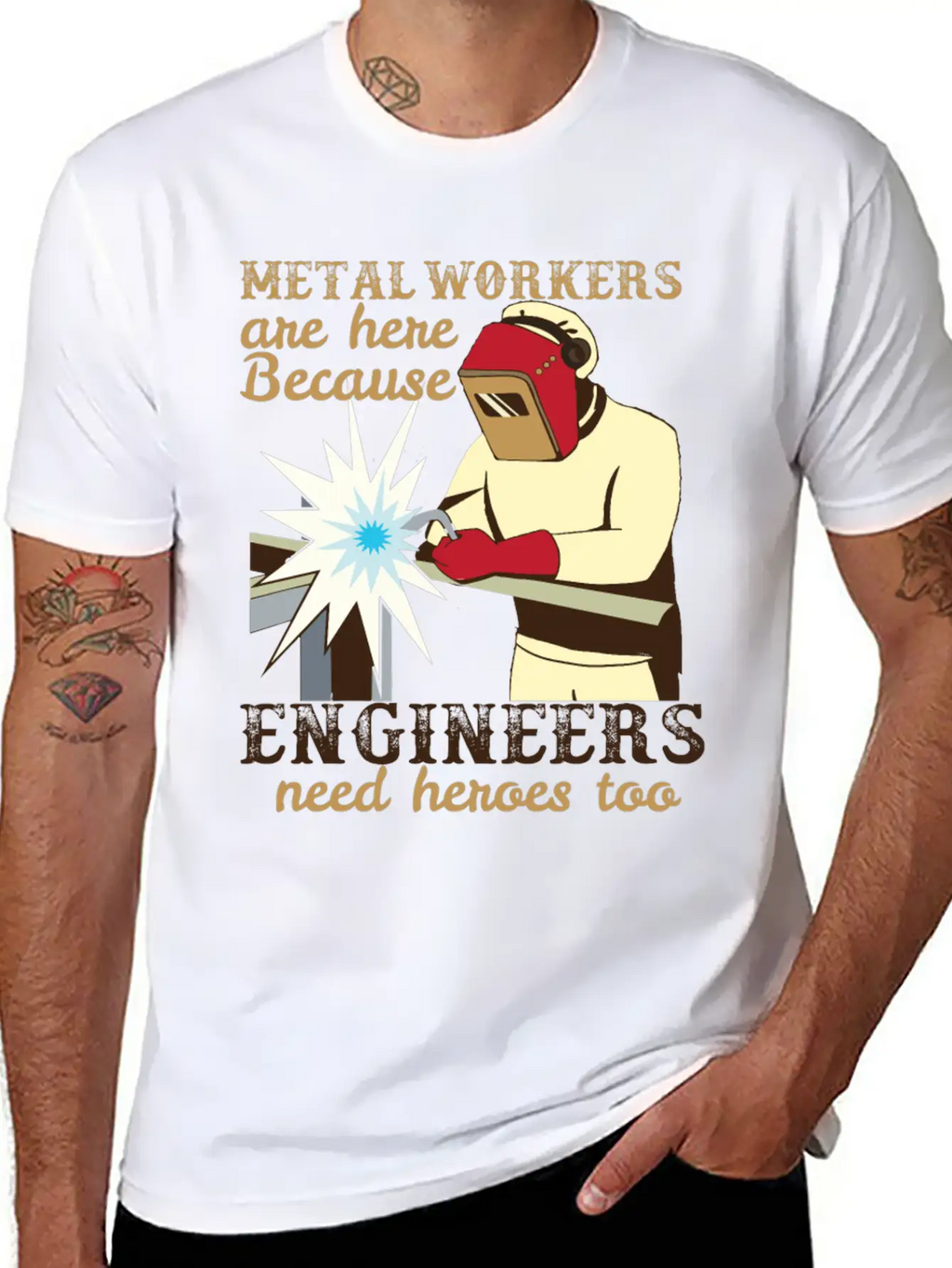 Metal Workers Engineers Metal Workers Engineers Unisex Casual T-Shirt – Clean Design For Daily Comfort