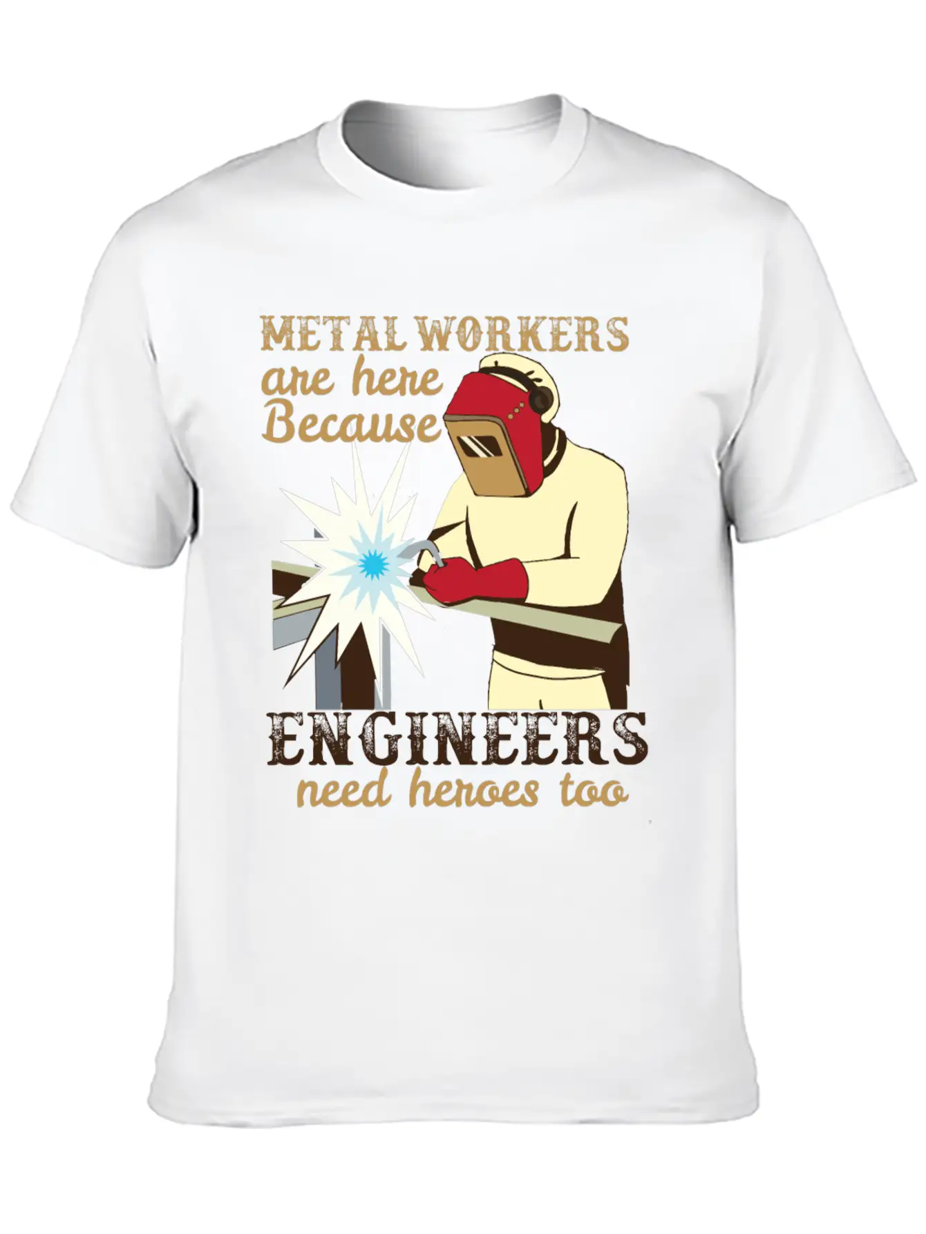 Metal Workers Engineers Metal Workers Engineers Unisex Casual T-Shirt – Clean Design For Daily Comfort