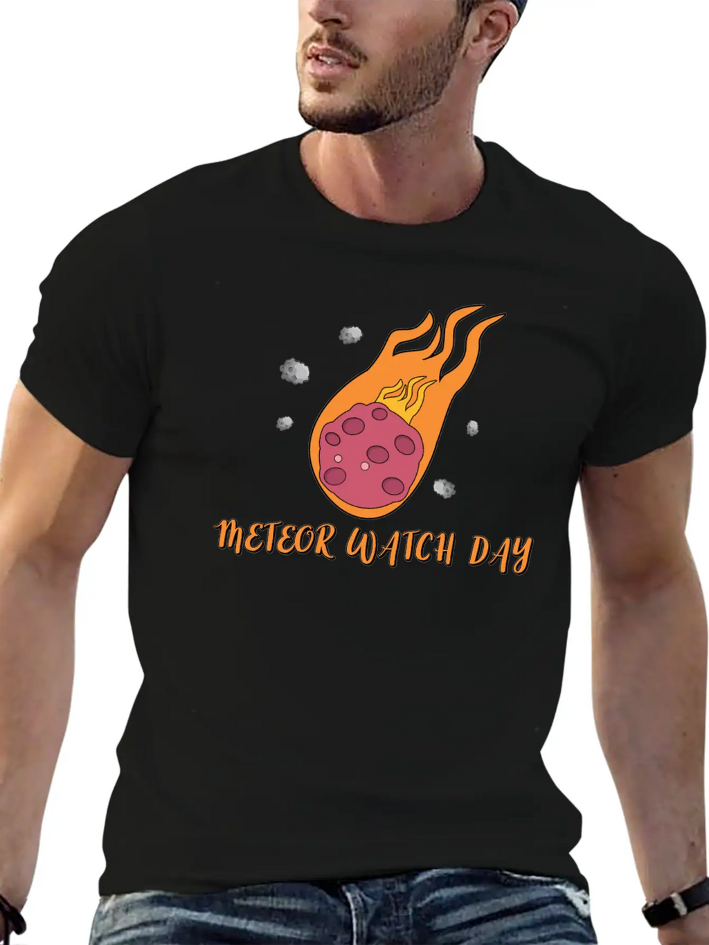 Meteor Watch Day Unisex Casual T-Shirt – Clean Design For Daily Comfort