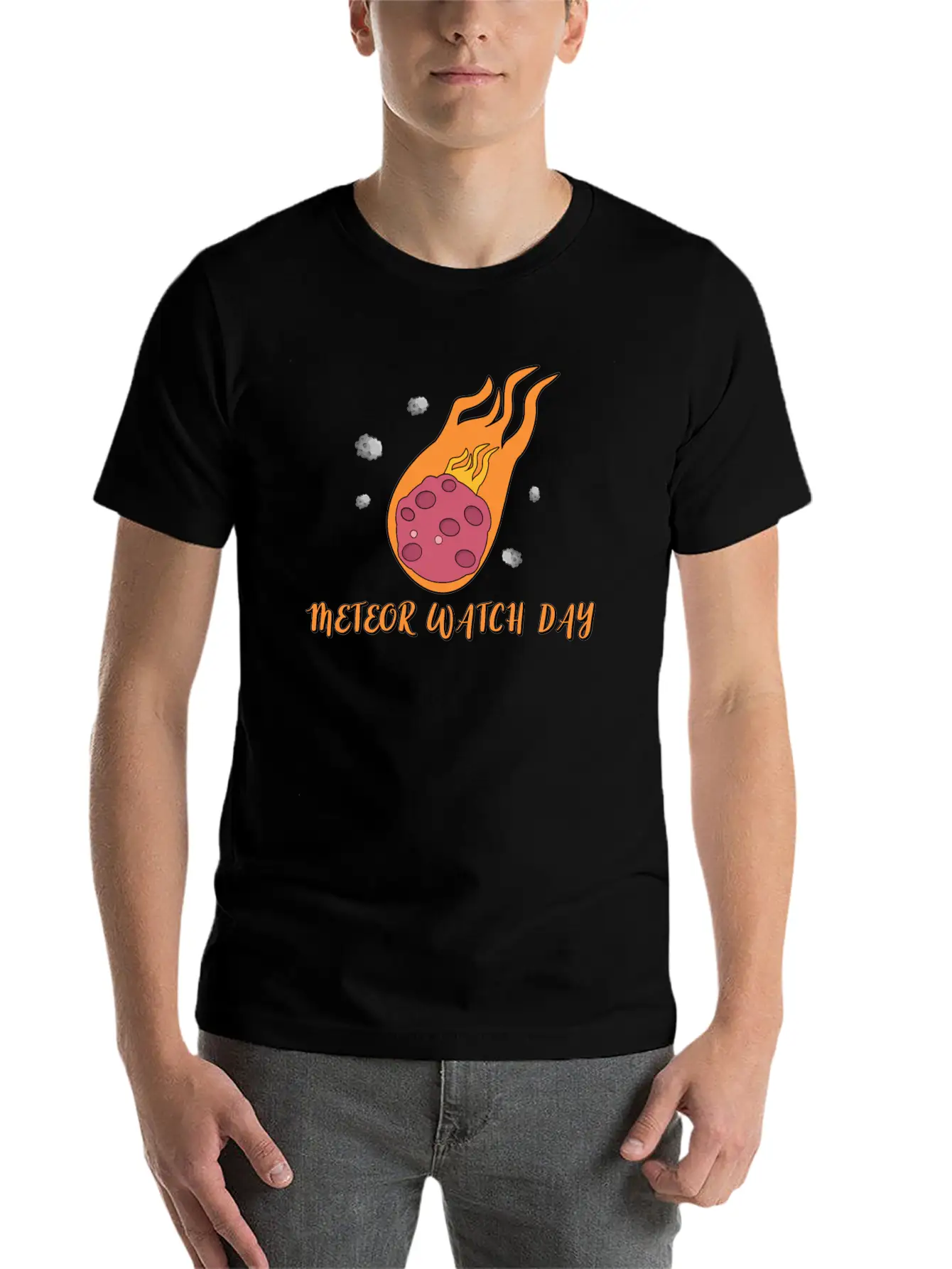 Meteor Watch Day Unisex Casual T-Shirt – Clean Design For Daily Comfort