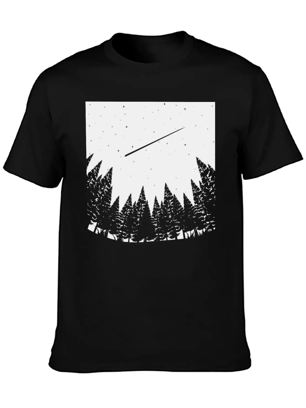 Meteor Watch Space Astronomy Art Unisex Casual T-Shirt – Clean Design For Daily Comfort