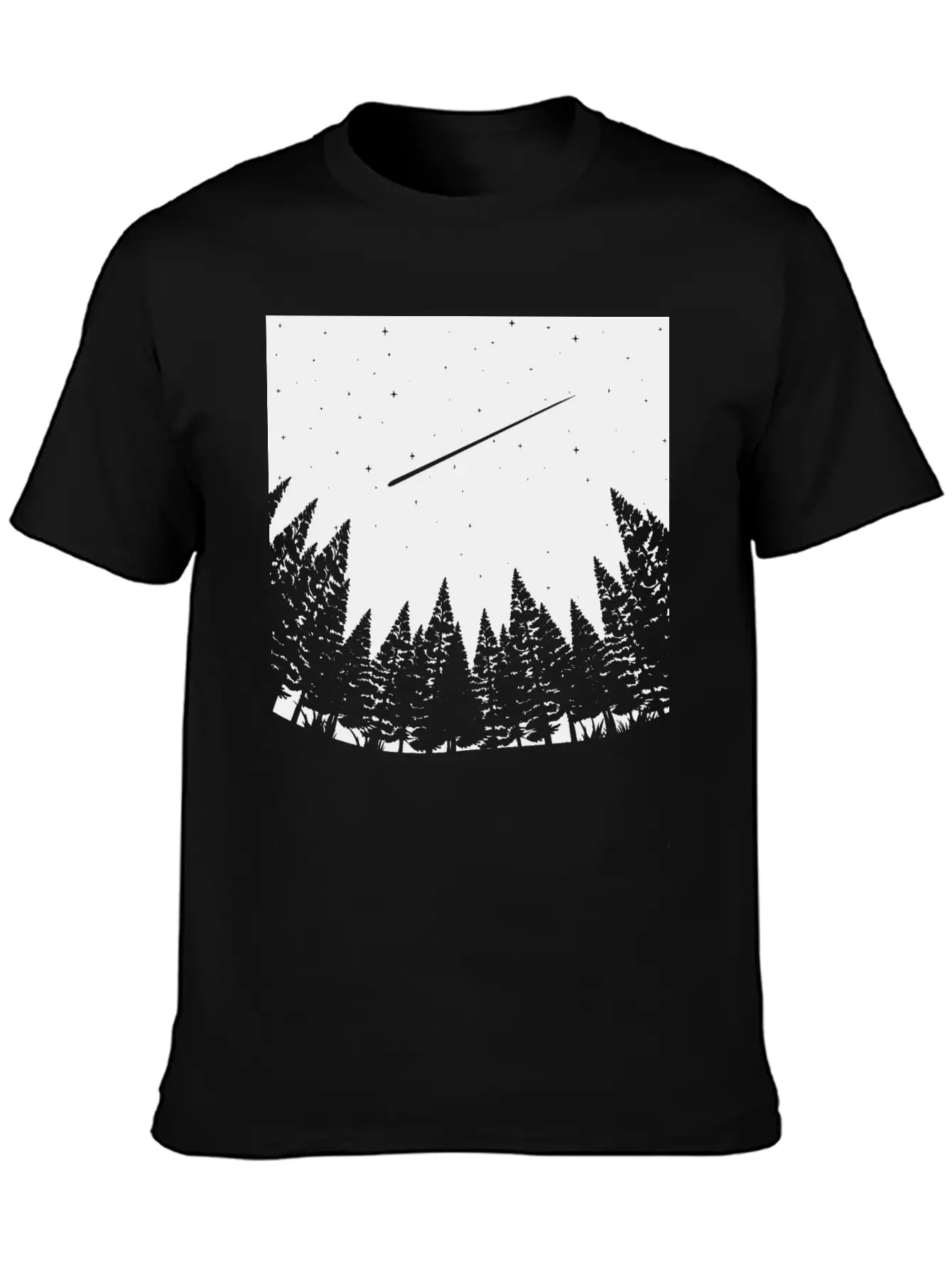 Meteor Watch Space Astronomy Art Unisex Casual T-Shirt – Clean Design For Daily Comfort