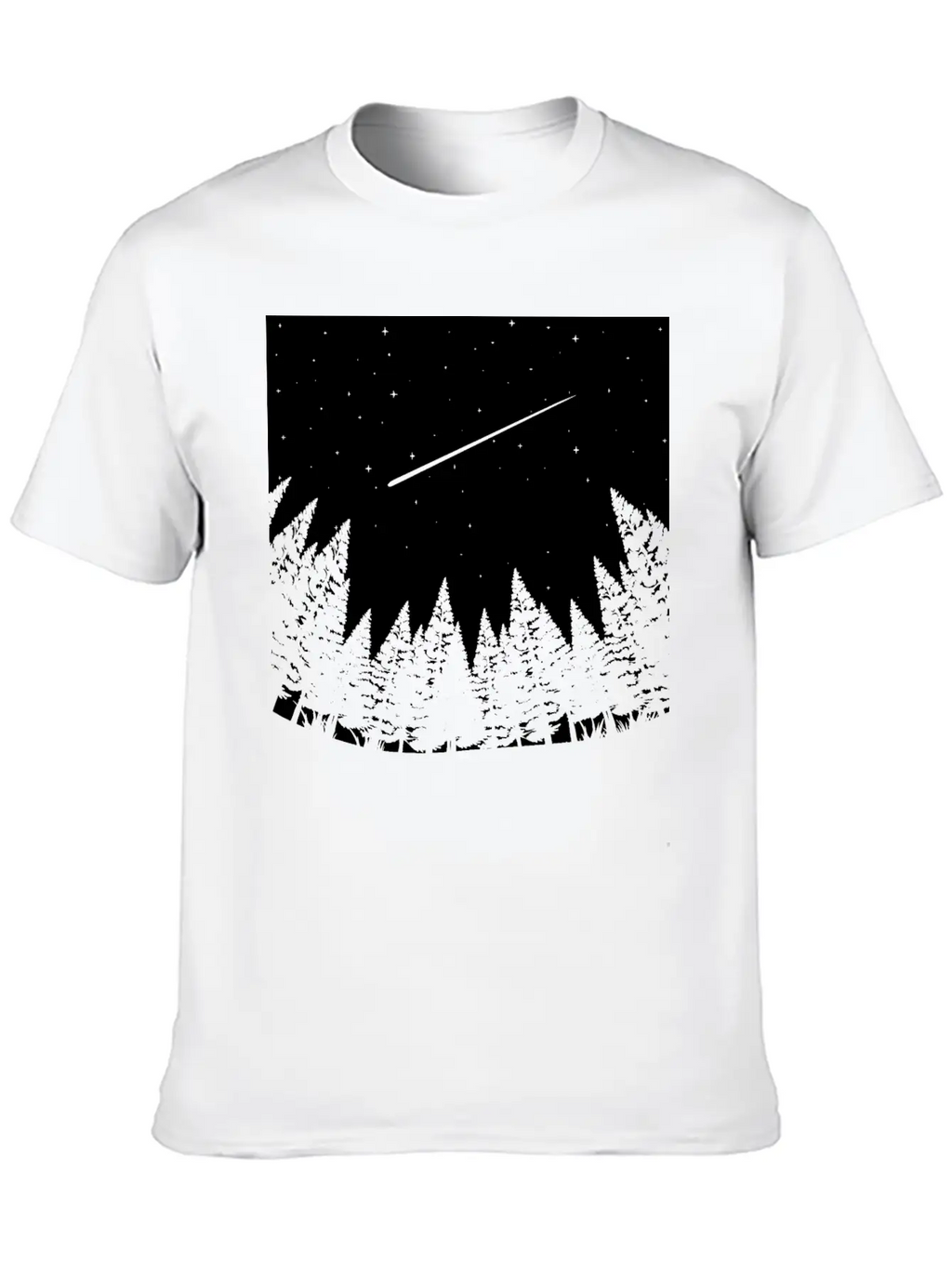 Meteor Watch Space Astronomy Art Unisex Casual T-Shirt – Clean Design For Daily Comfort
