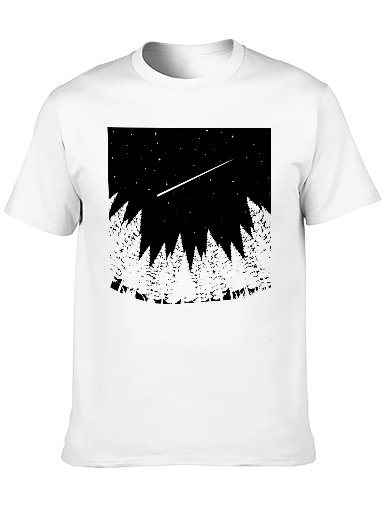 Meteor Watch Space Astronomy Art Unisex Casual T-Shirt – Clean Design For Daily Comfort