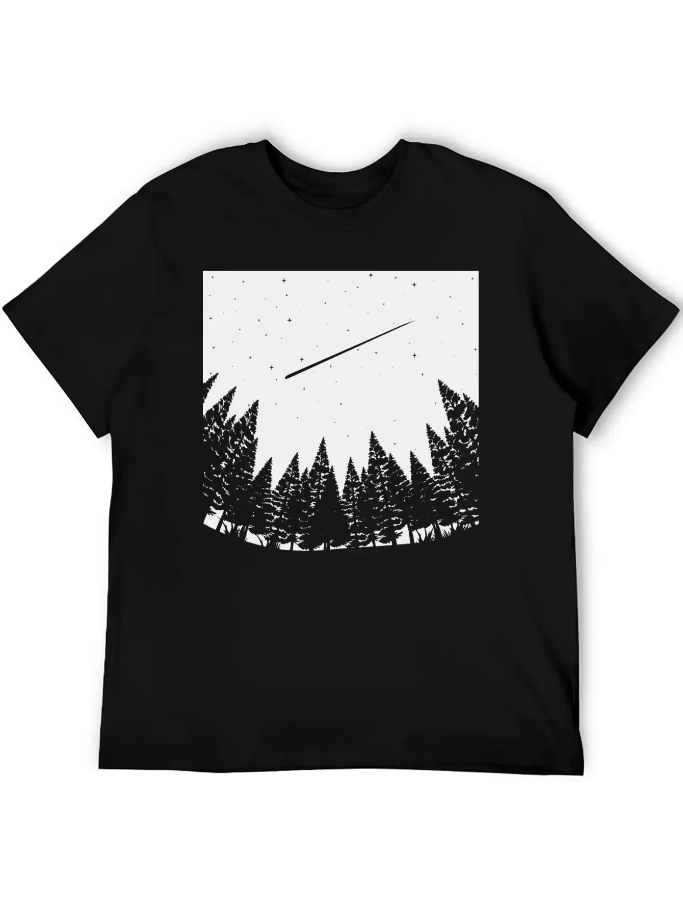 Meteor Watch Space Astronomy Art Unisex Casual T-Shirt – Clean Design For Daily Comfort