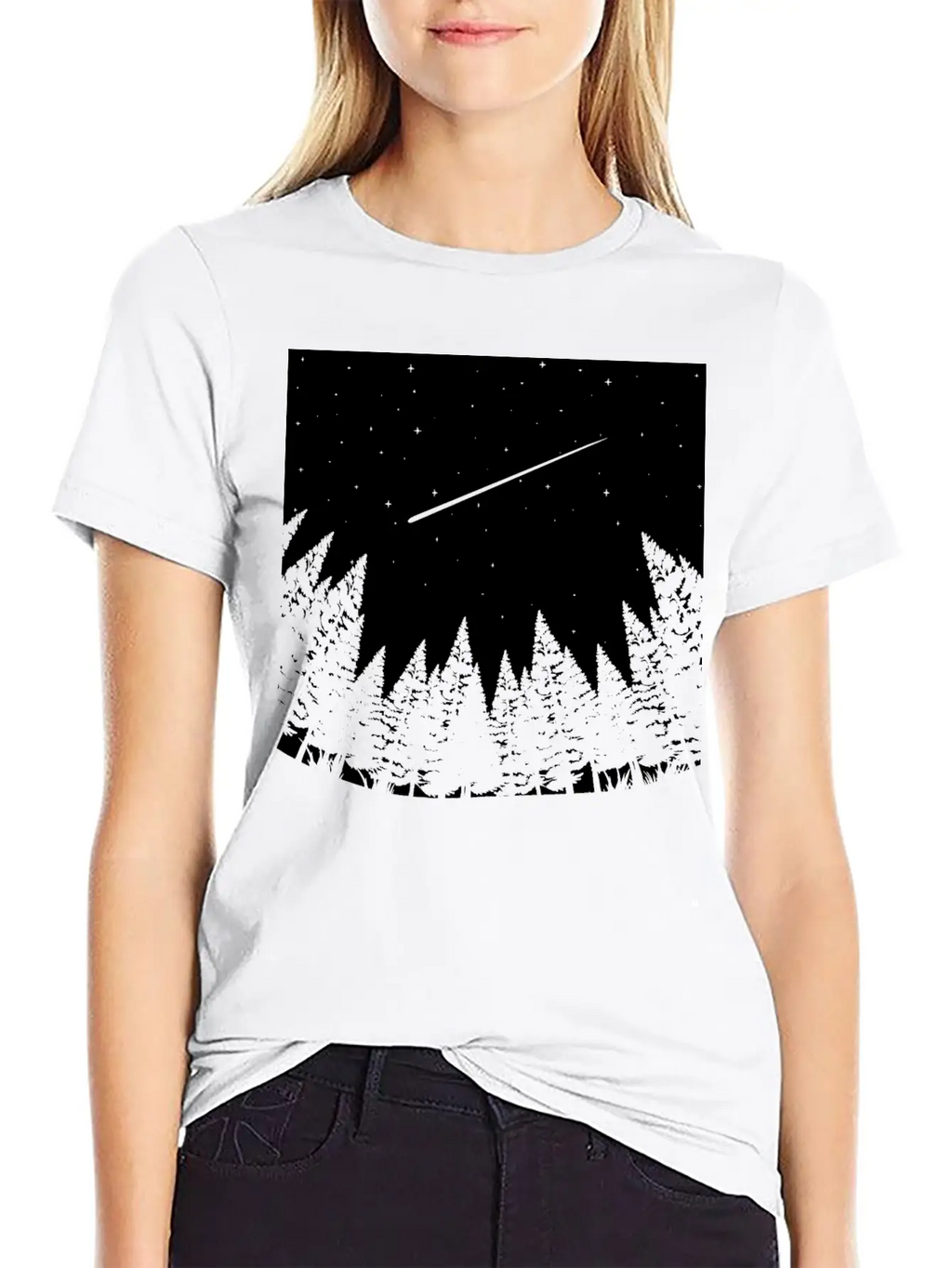 Meteor Watch Space Astronomy Art Unisex Casual T-Shirt – Clean Design For Daily Comfort