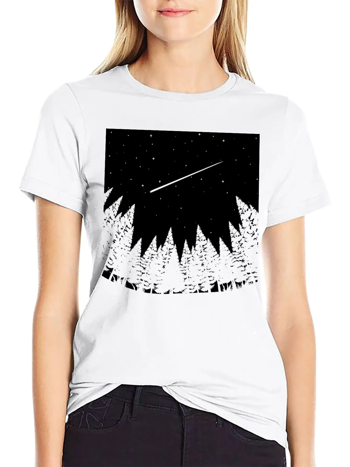 Meteor Watch Space Astronomy Art Unisex Casual T-Shirt – Clean Design For Daily Comfort