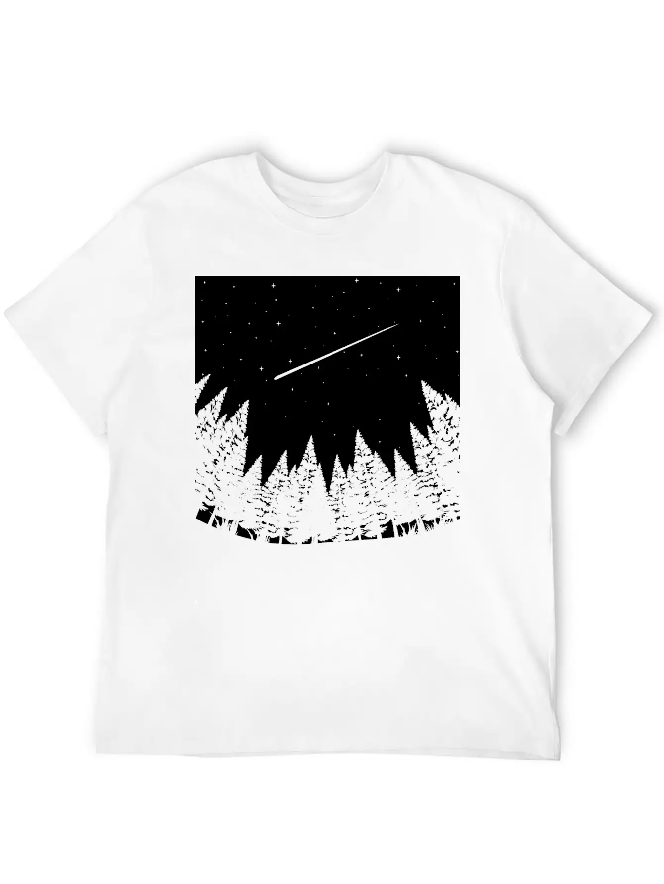 Meteor Watch Space Astronomy Art Unisex Casual T-Shirt – Clean Design For Daily Comfort