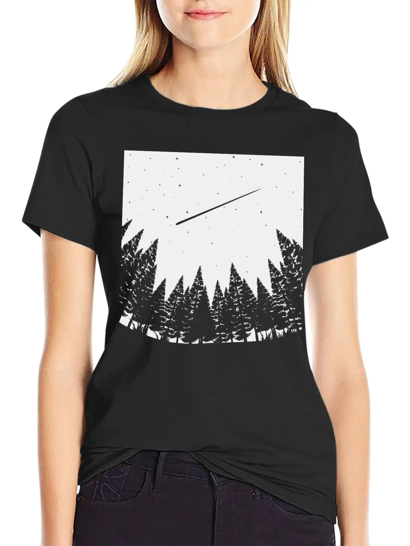Meteor Watch Space Astronomy Art Unisex Casual T-Shirt – Clean Design For Daily Comfort