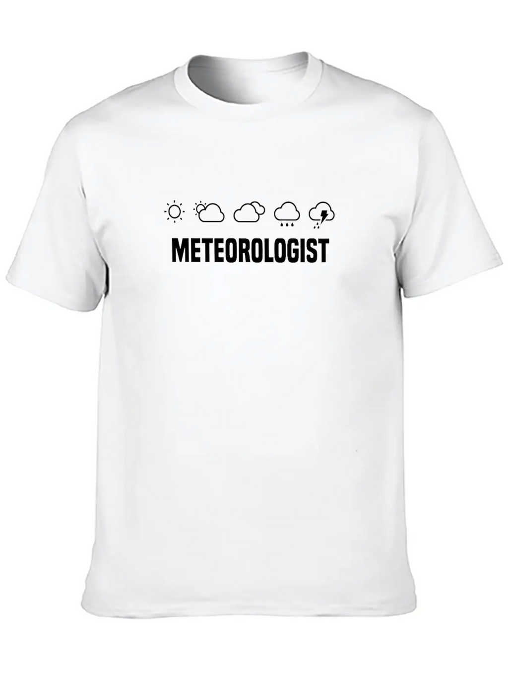 Meteorologist Storm Chaser Weather Meteorology Breathable Soft Cotton T-Shirt – Timeless Casual Look