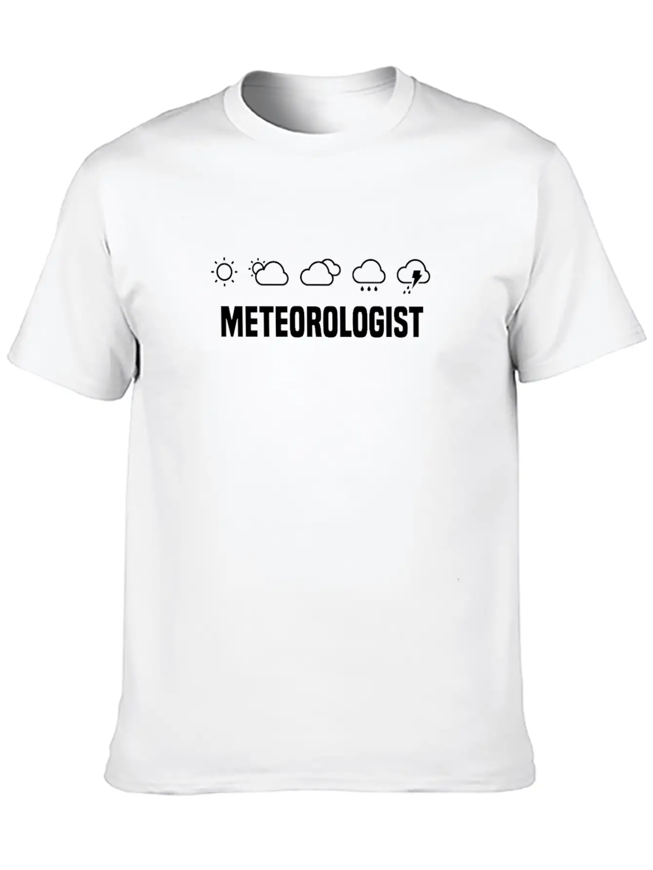 Meteorologist Storm Chaser Weather Meteorology Breathable Soft Cotton T-Shirt – Timeless Casual Look