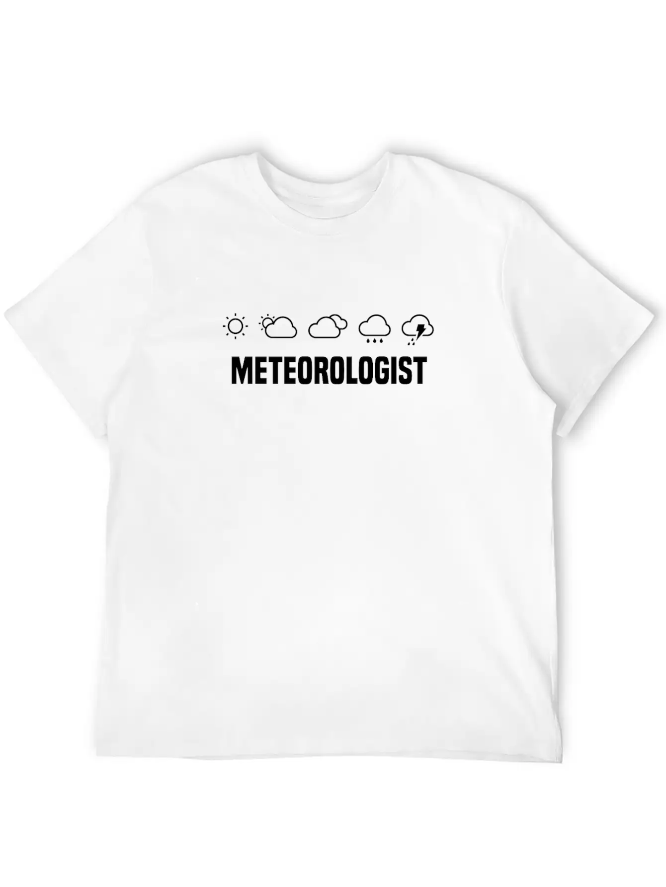 Meteorologist Storm Chaser Weather Meteorology Breathable Soft Cotton T-Shirt – Timeless Casual Look