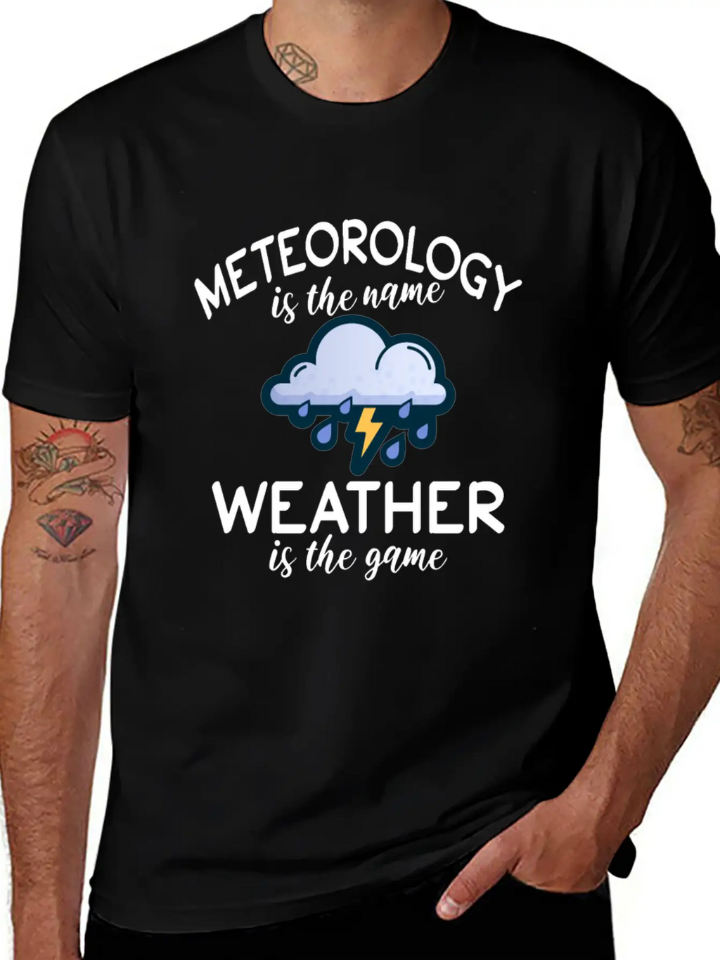 Meteorology Is The Name Weather Is The Game Unisex Casual T-Shirt – Clean Design For Daily Comfort