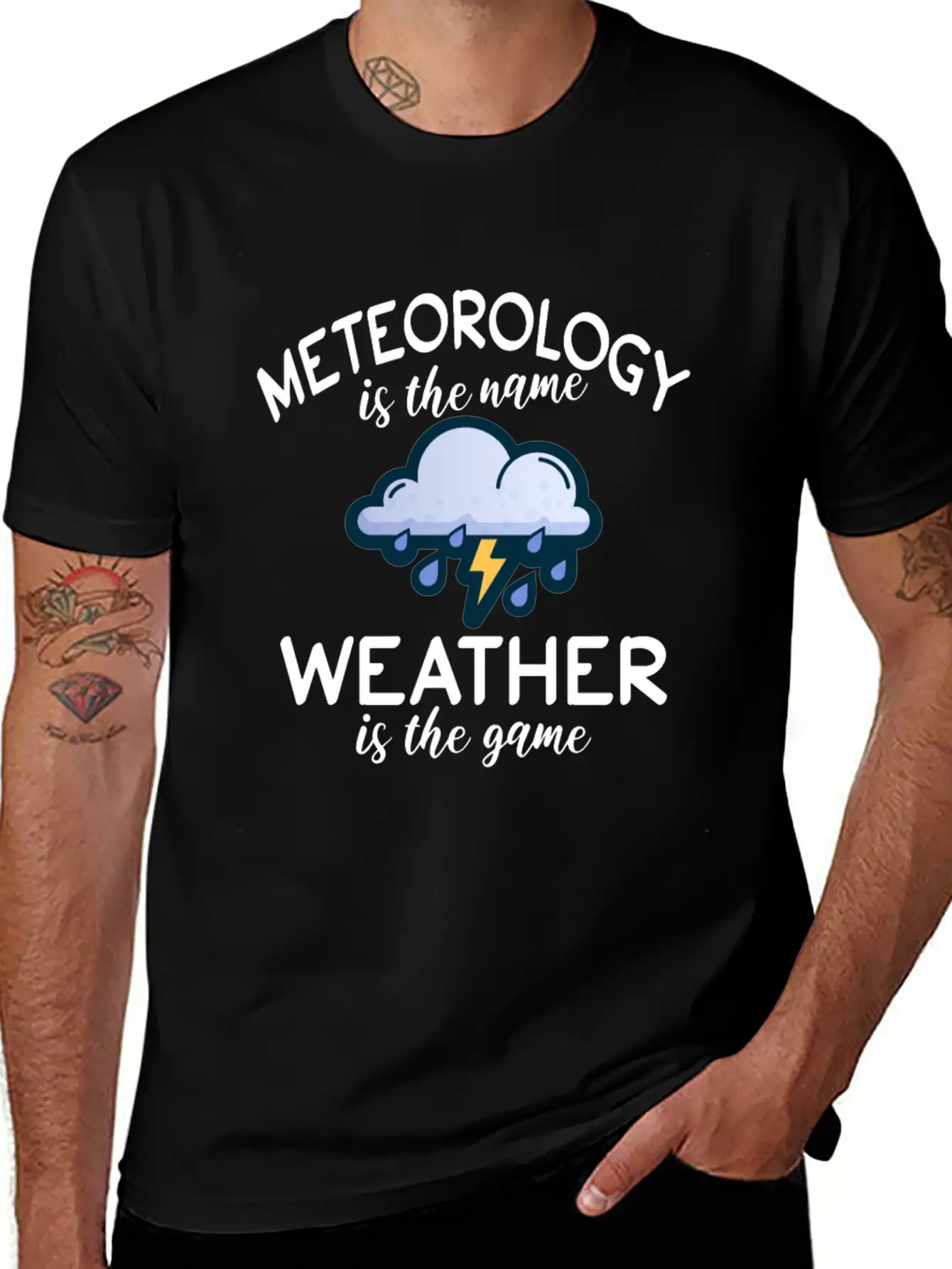 Meteorology Is The Name Weather Is The Game Unisex Casual T-Shirt – Clean Design For Daily Comfort