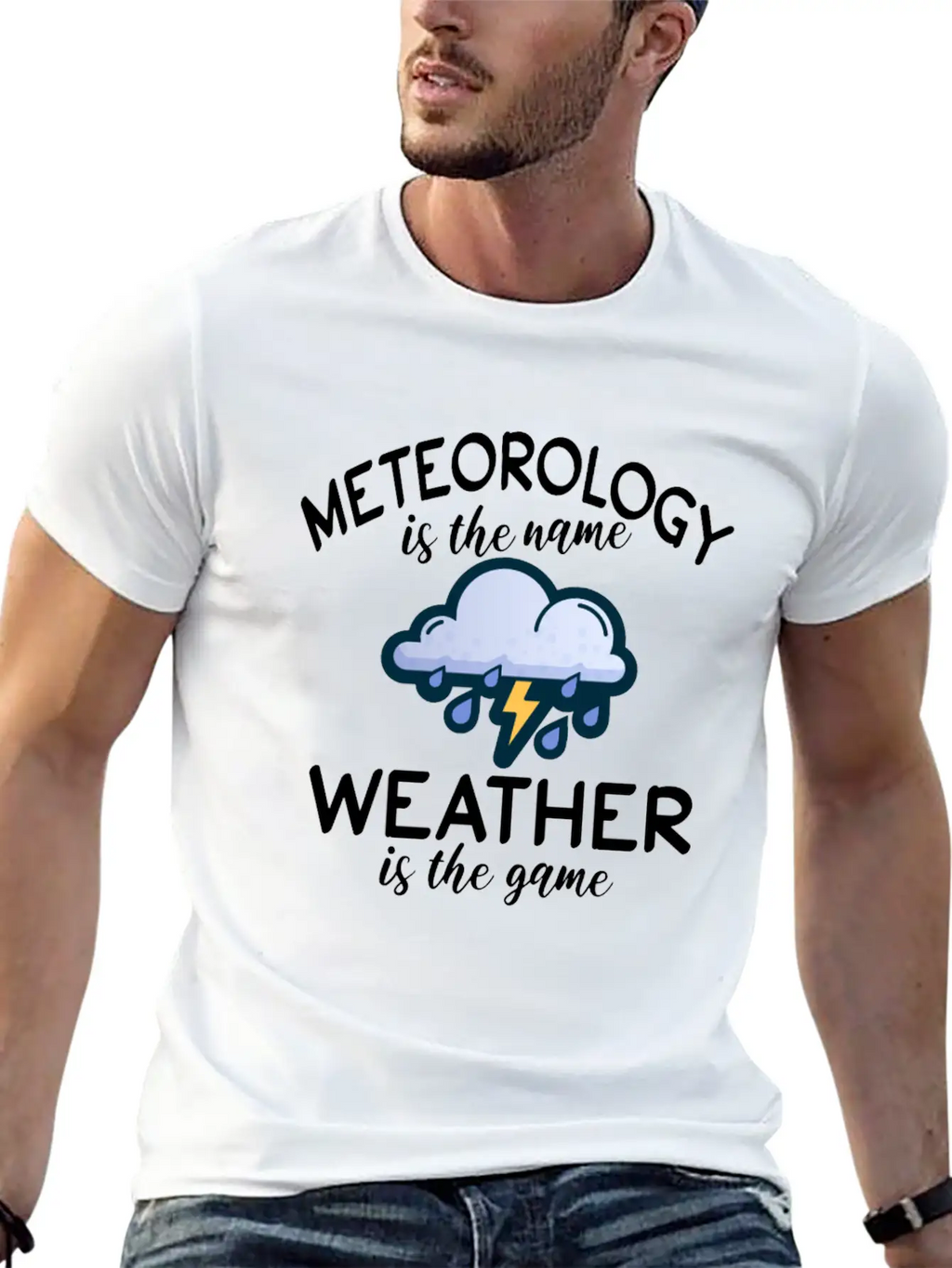 Meteorology Is The Name Weather Is The Game Unisex Casual T-Shirt – Clean Design For Daily Comfort