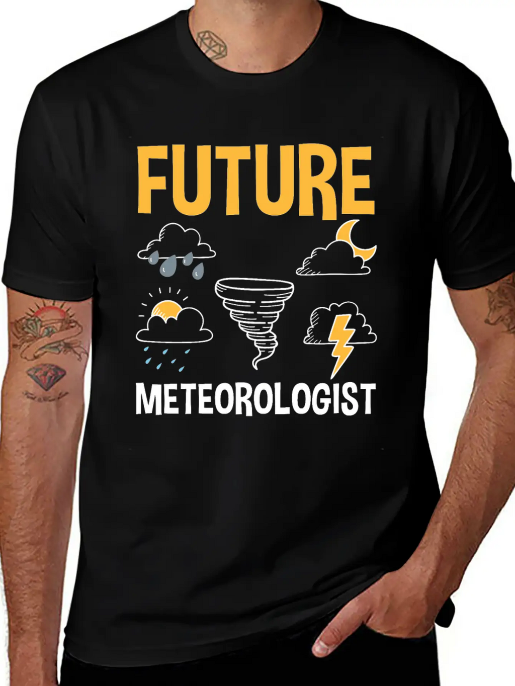 Meteorology Meteorologist Weathermen Gift Stylish Everyday T-Shirt – Unisex Basic Cotton Tee