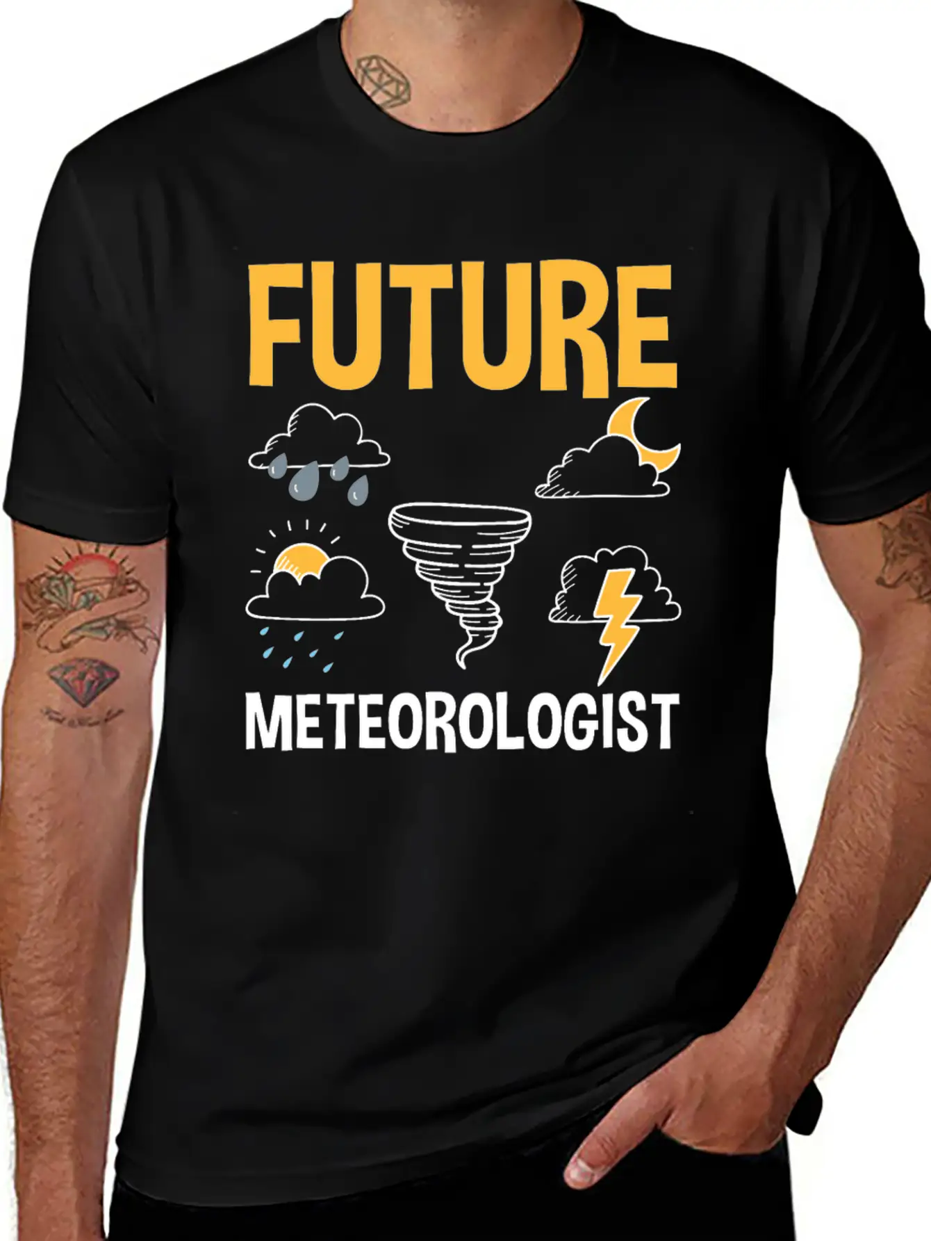 Meteorology Meteorologist Weathermen Gift Stylish Everyday T-Shirt – Unisex Basic Cotton Tee
