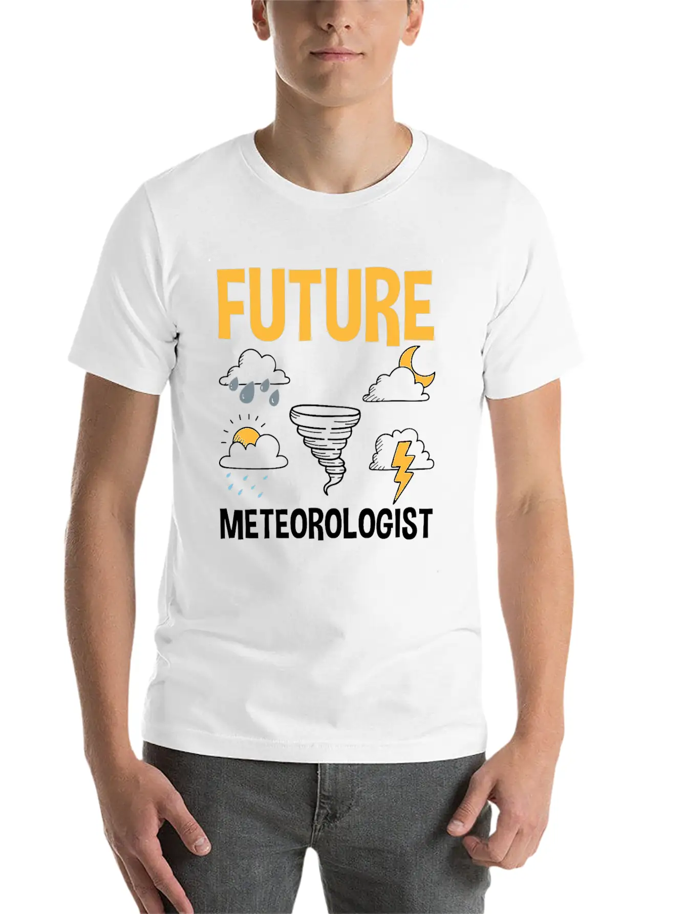 Meteorology Meteorologist Weathermen Gift Stylish Everyday T-Shirt – Unisex Basic Cotton Tee