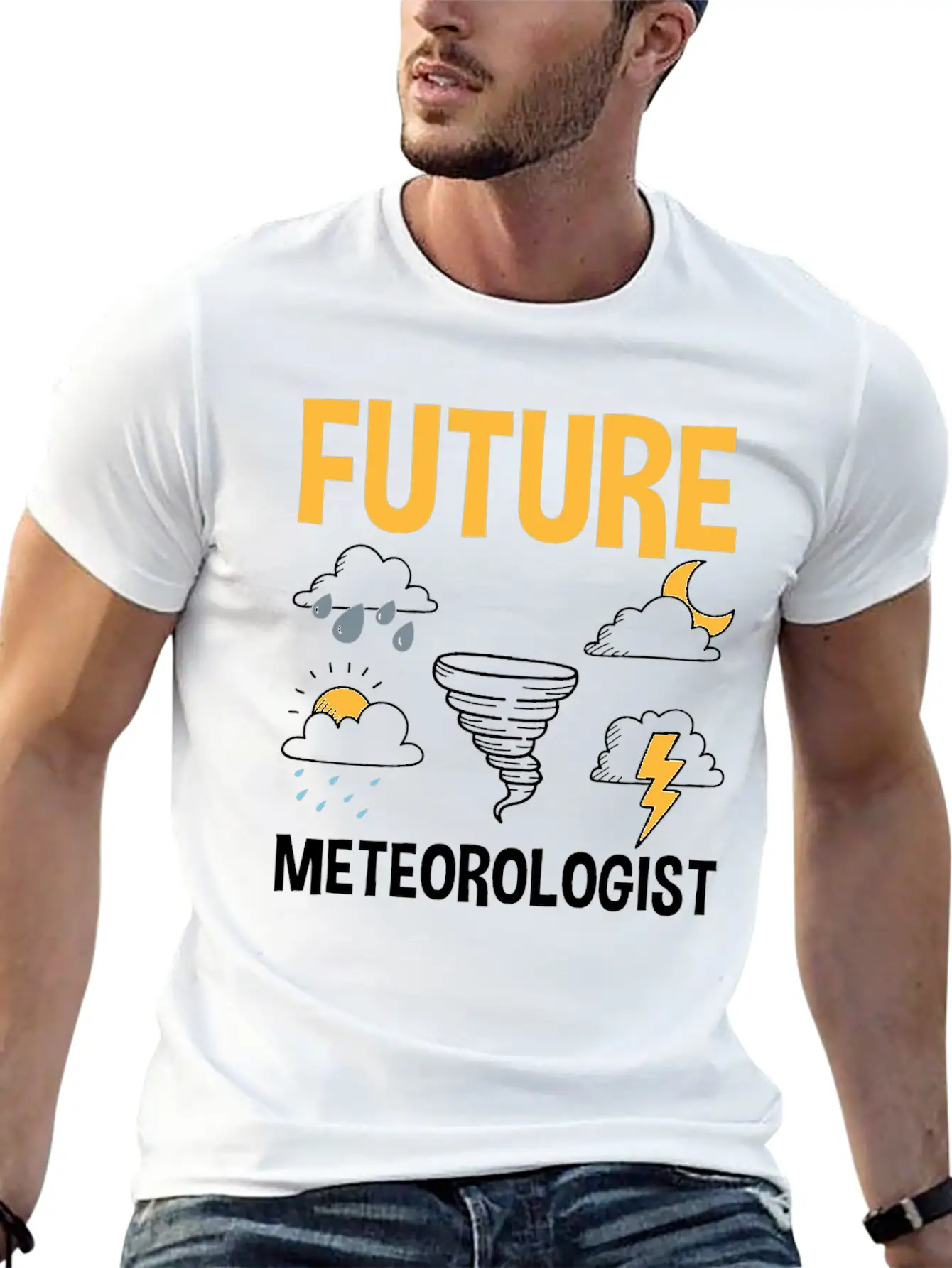 Meteorology Meteorologist Weathermen Gift Stylish Everyday T-Shirt – Unisex Basic Cotton Tee