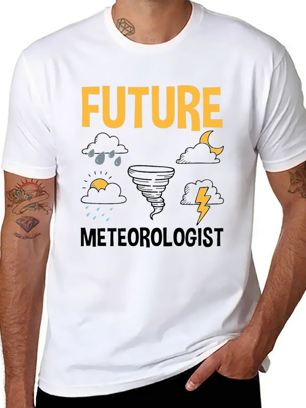 Meteorology Meteorologist Weathermen Gift Stylish Everyday T-Shirt – Unisex Basic Cotton Tee