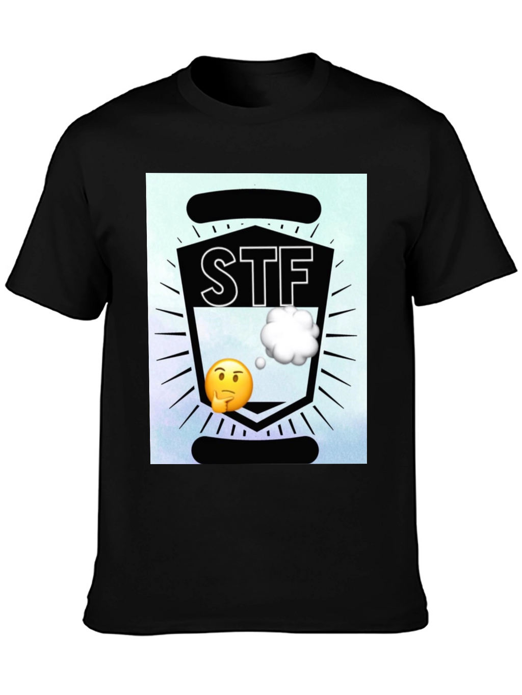 STF Emoji Graphic T-Shirt - Black