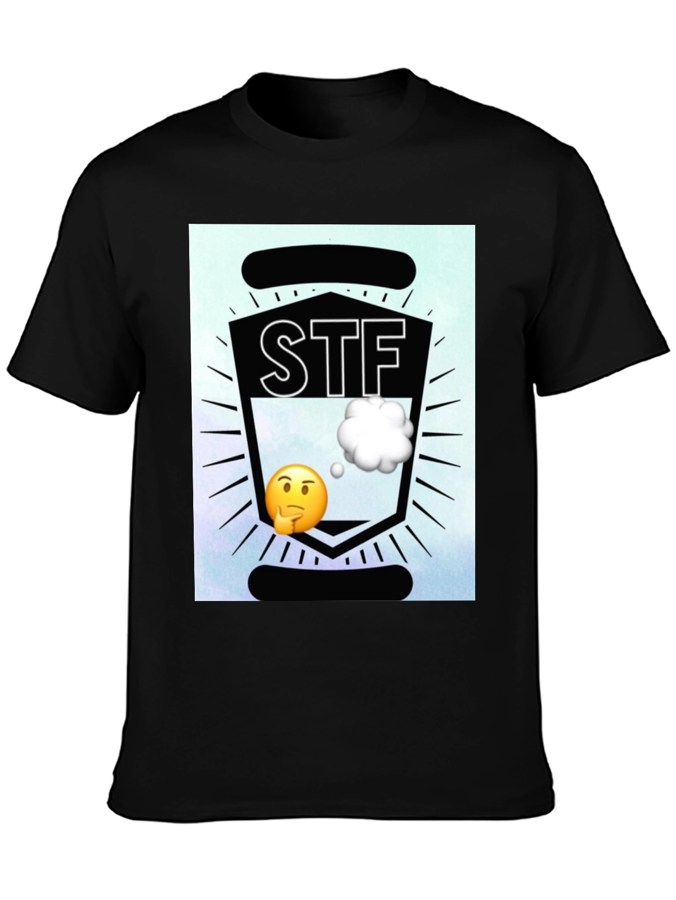 STF Emoji Graphic T-Shirt - Black