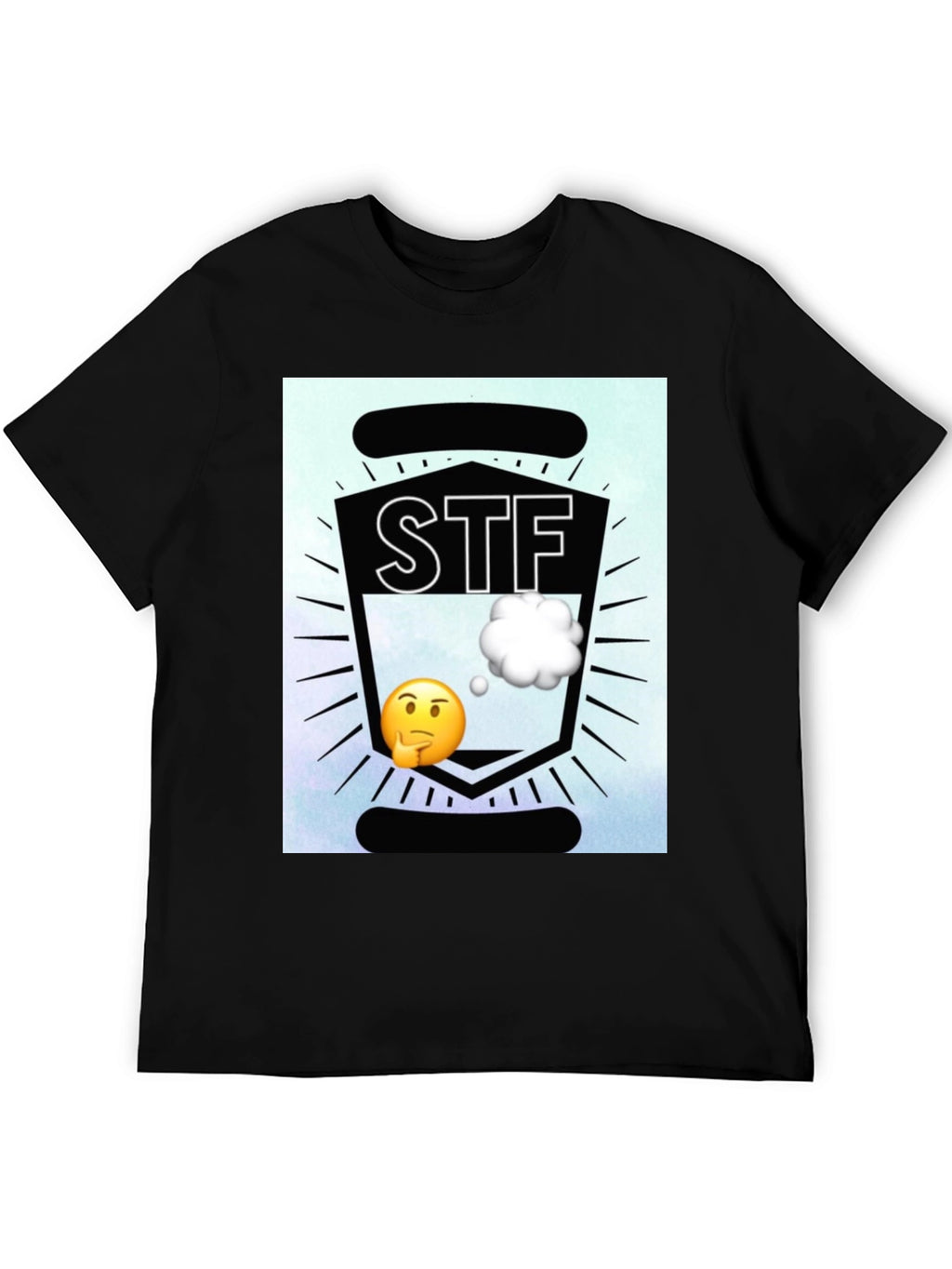 STF Emoji Graphic T-Shirt - Black