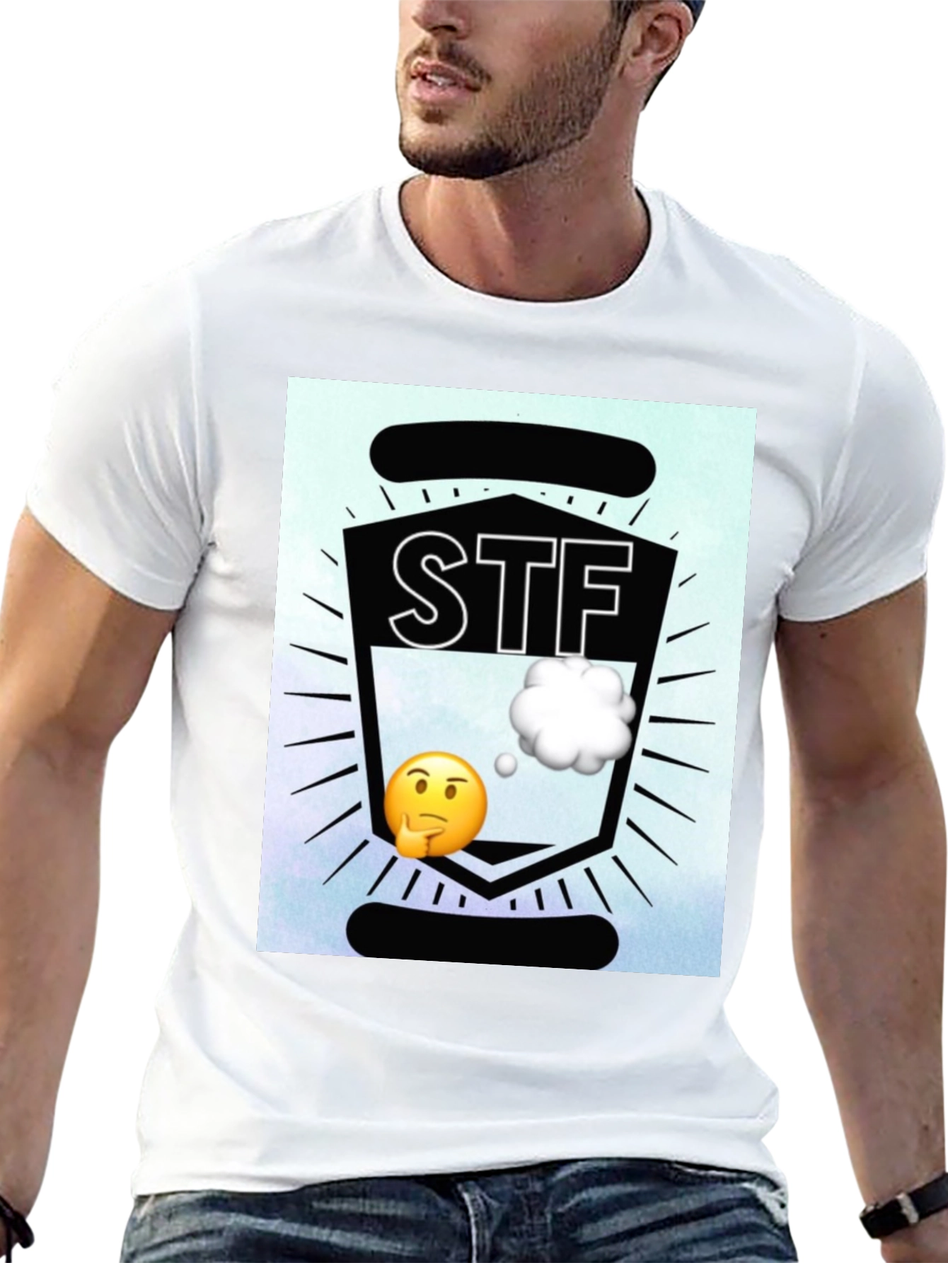 STF Emoji Graphic T-Shirt - Black