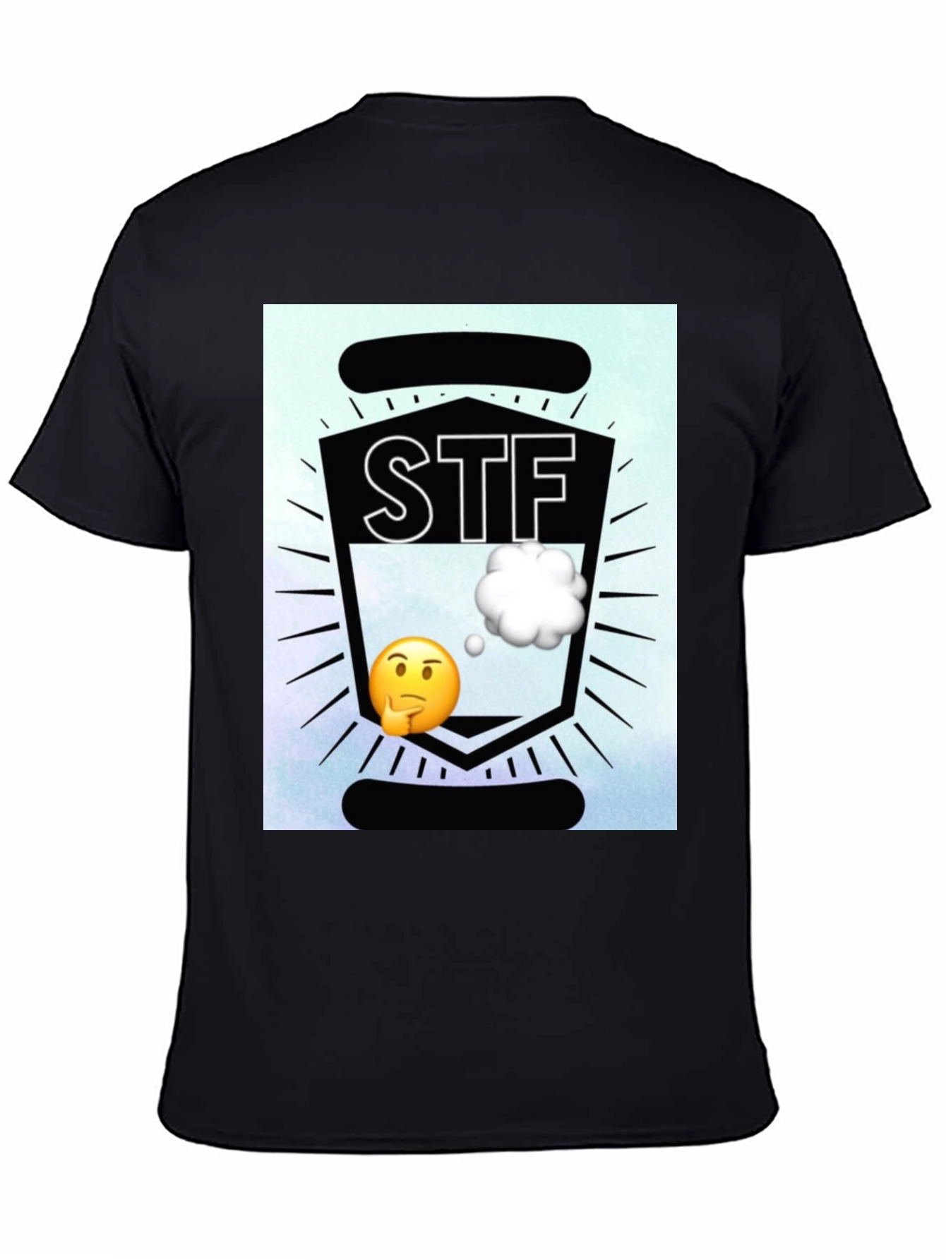 STF Emoji Graphic T-Shirt - Black