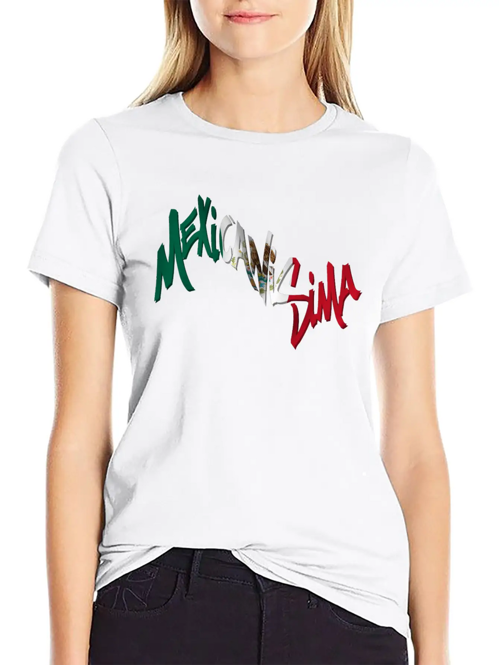 Mexicanisima Mexican Flag Unisex Short Sleeve Soft Cotton T-Shirt – Casual Everyday Wear