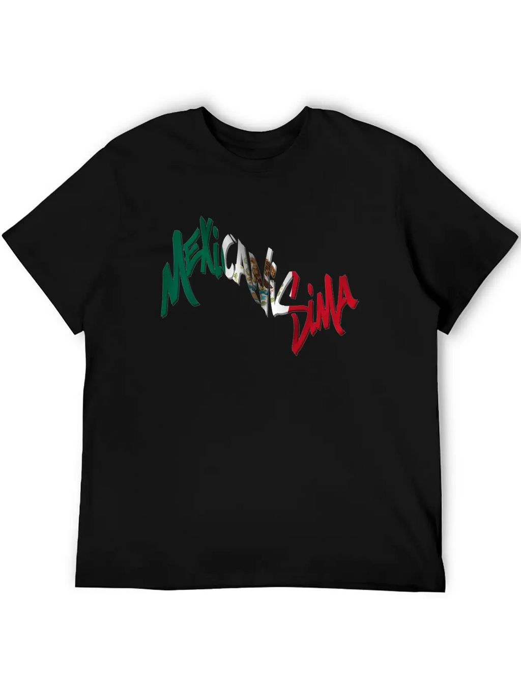 Mexicanisima Mexican Flag Unisex Short Sleeve Soft Cotton T-Shirt – Casual Everyday Wear