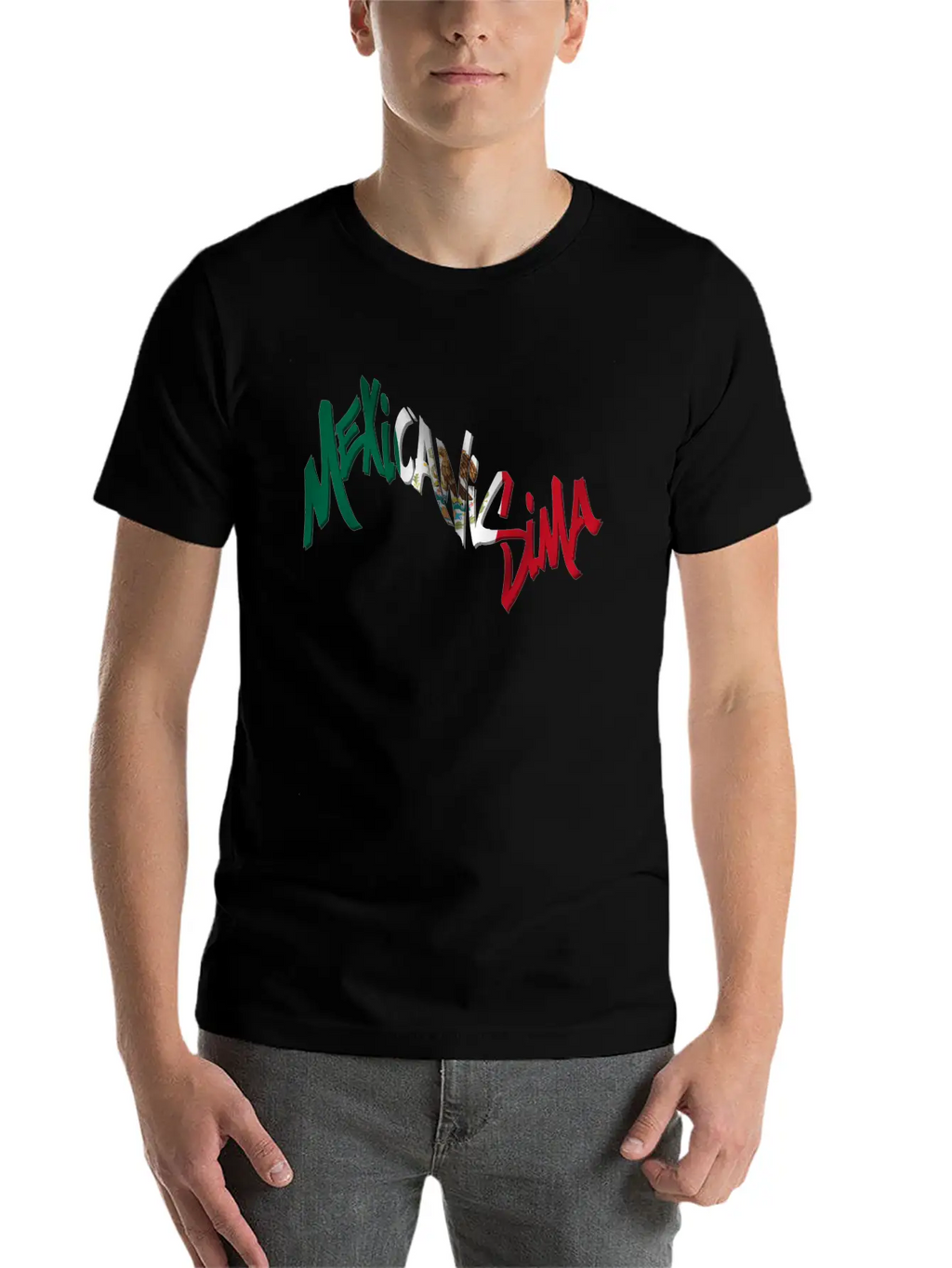 Mexicanisima Mexican Flag Unisex Short Sleeve Soft Cotton T-Shirt – Casual Everyday Wear