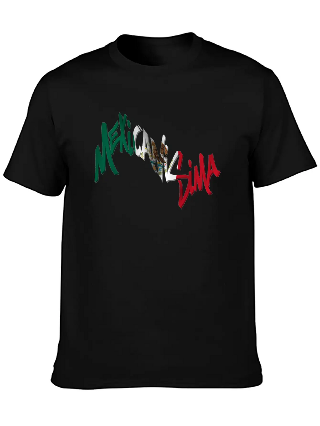 Mexicanisima Mexican Flag Unisex Short Sleeve Soft Cotton T-Shirt – Casual Everyday Wear