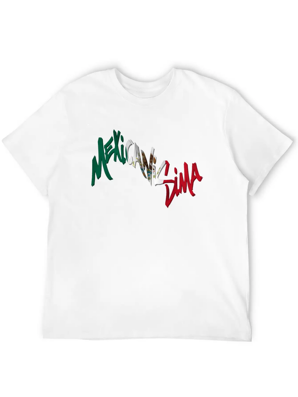Mexicanisima Mexican Flag Unisex Short Sleeve Soft Cotton T-Shirt – Casual Everyday Wear