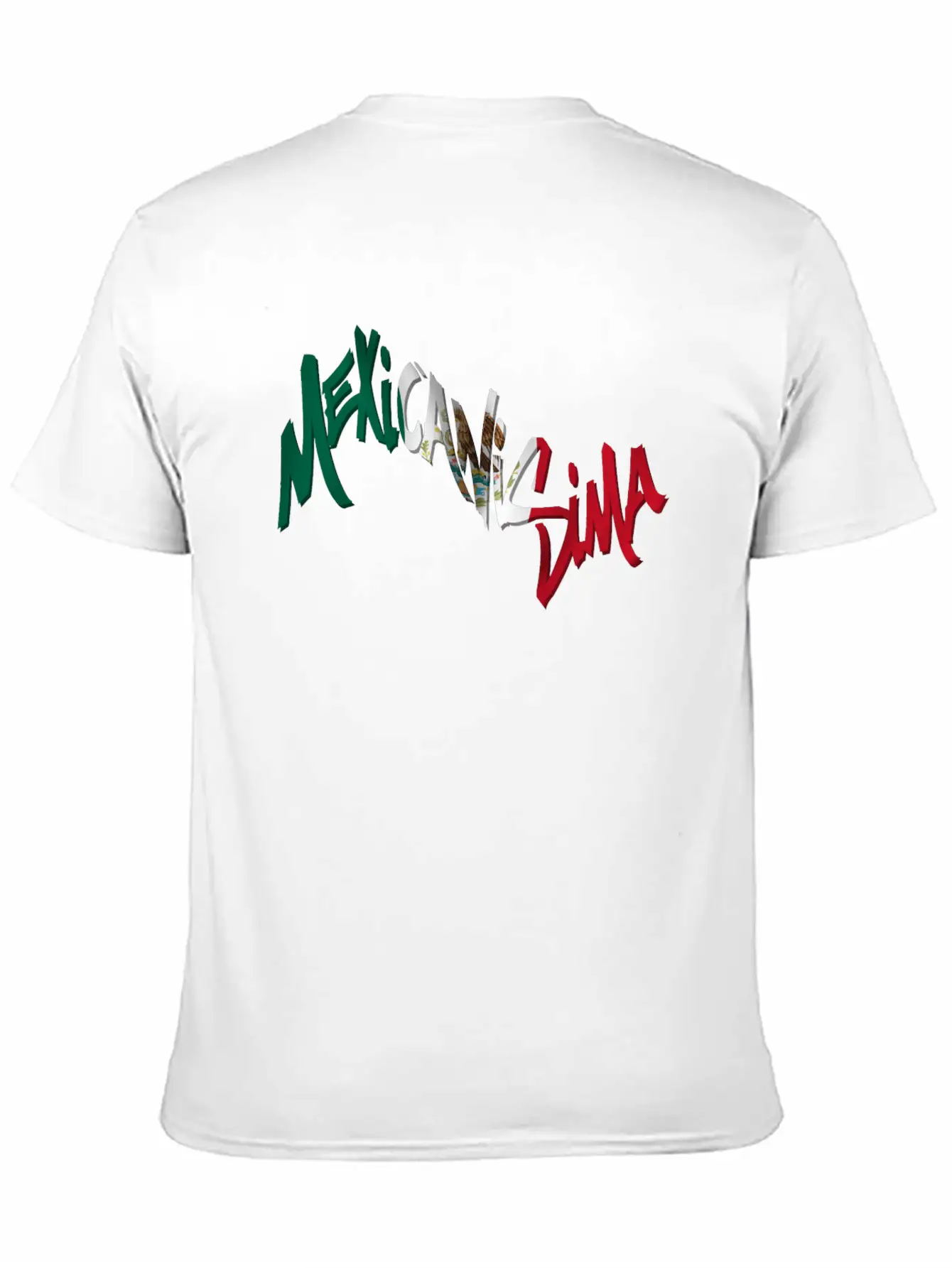 Mexicanisima Mexican Flag Unisex Short Sleeve Soft Cotton T-Shirt – Casual Everyday Wear