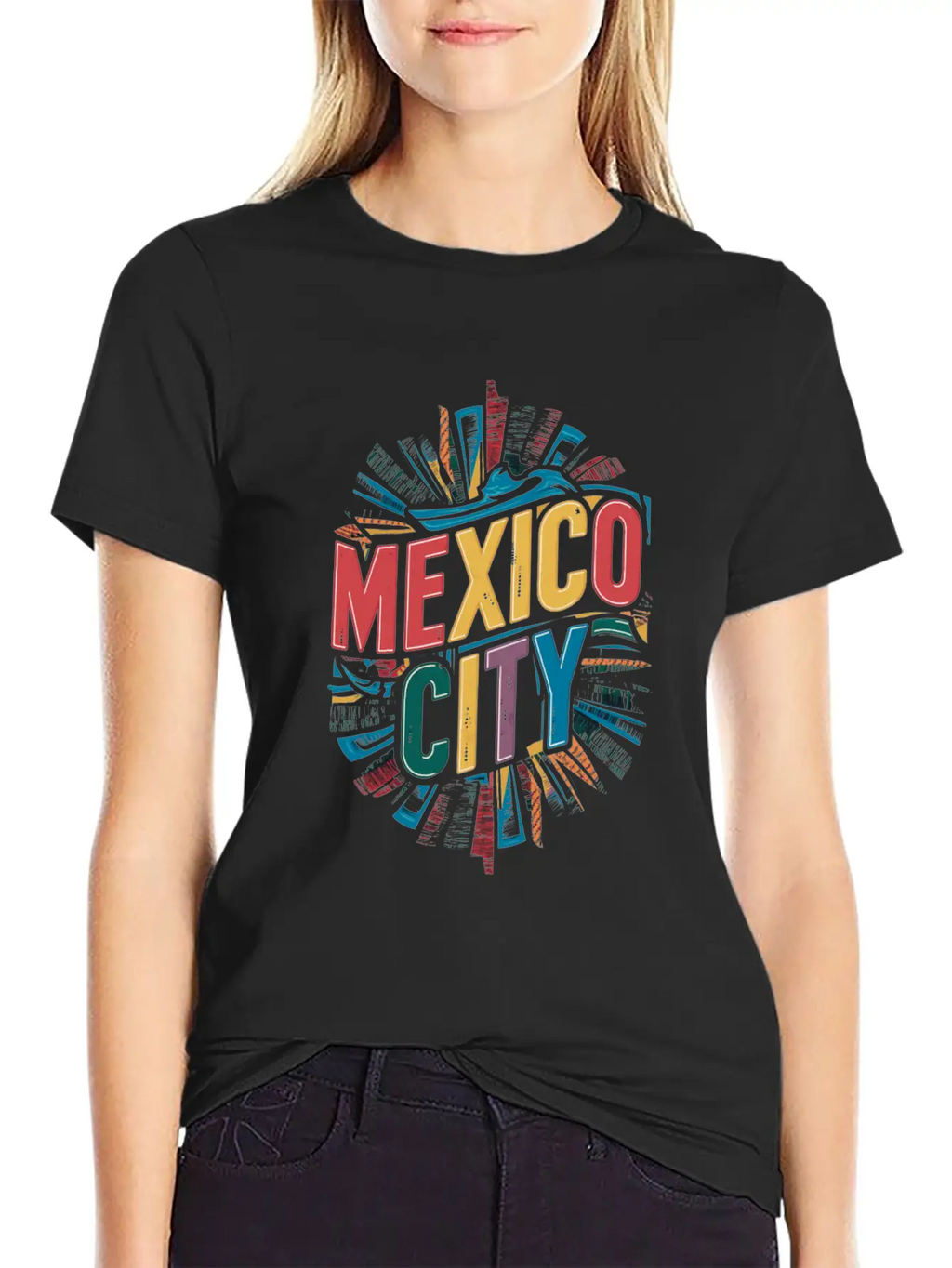 Mexico City Souvenir Vibrant Artistic Memory Essential Cotton Tee For Daily Outfits – Unisex Style