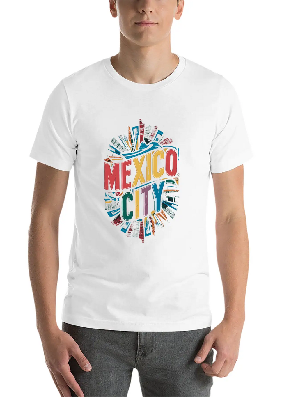 Mexico City Souvenir Vibrant Artistic Memory Essential Cotton Tee For Daily Outfits – Unisex Style